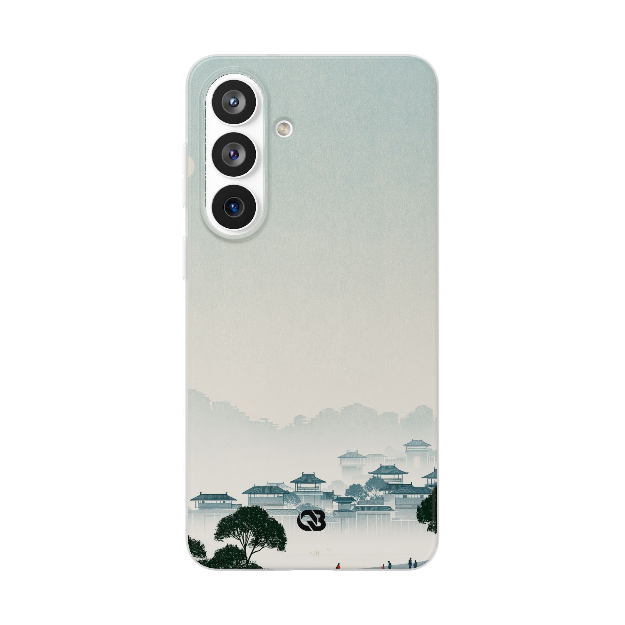Blue Lite Phone Case for Samsung - Mist Valley Pagoda