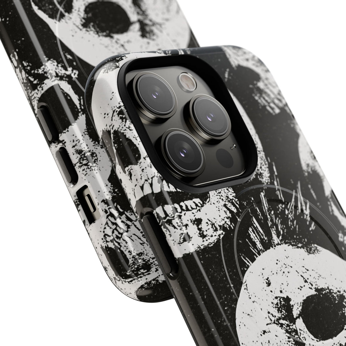 Punk Skull Riot · Tough 2.0 Magnetic Phone Case for iPhone · Black