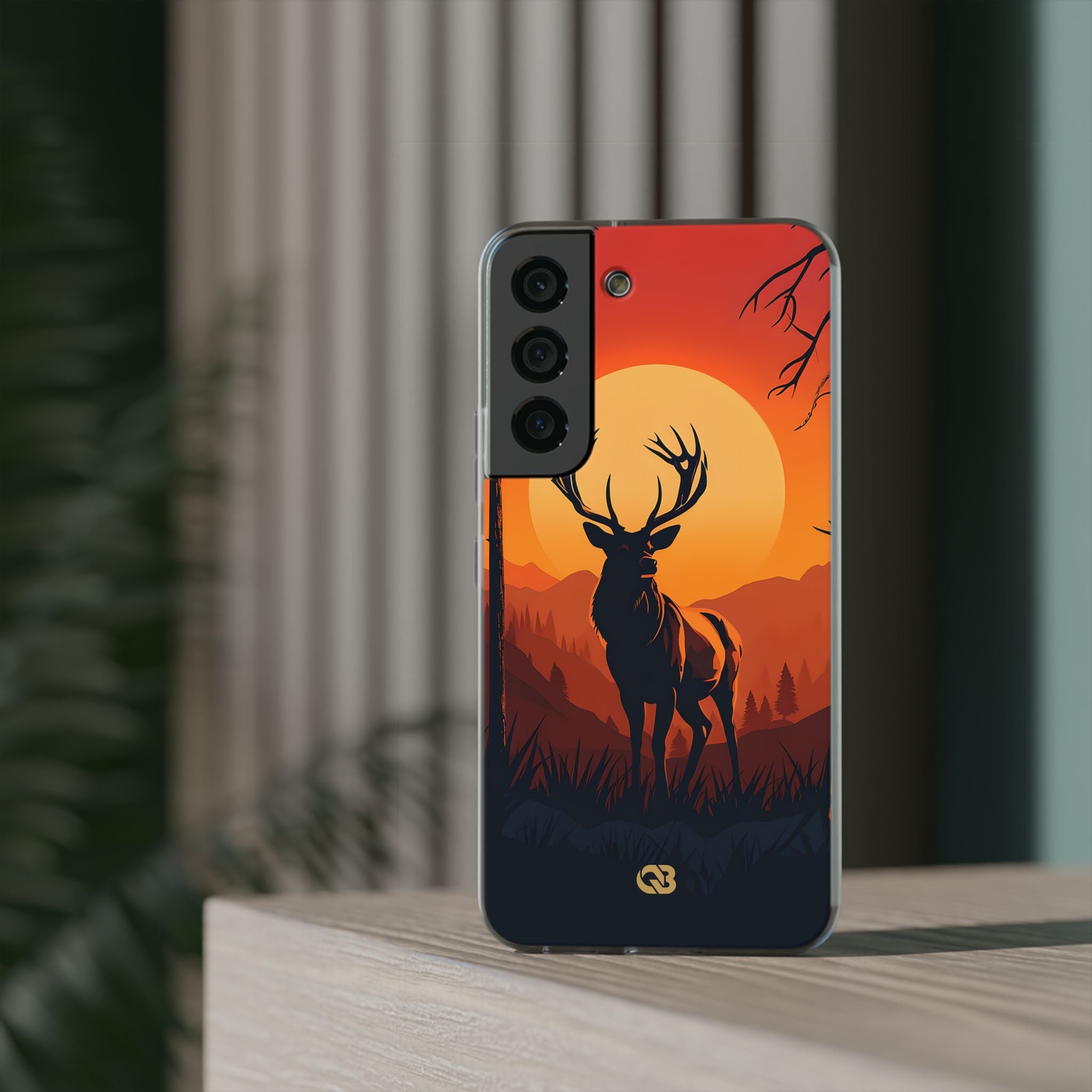 Amber Ridge Stag · Soft Phone Case for Samsung
