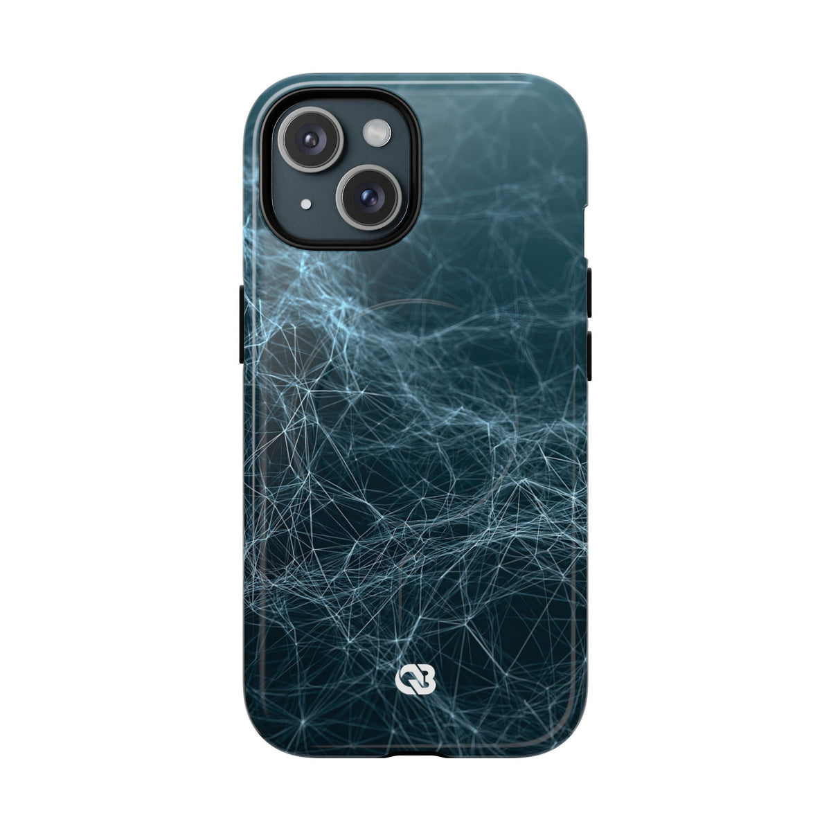Teal Tough 2.0 Magsafe Phone Case for iPhone - Arctic Neural Mesh