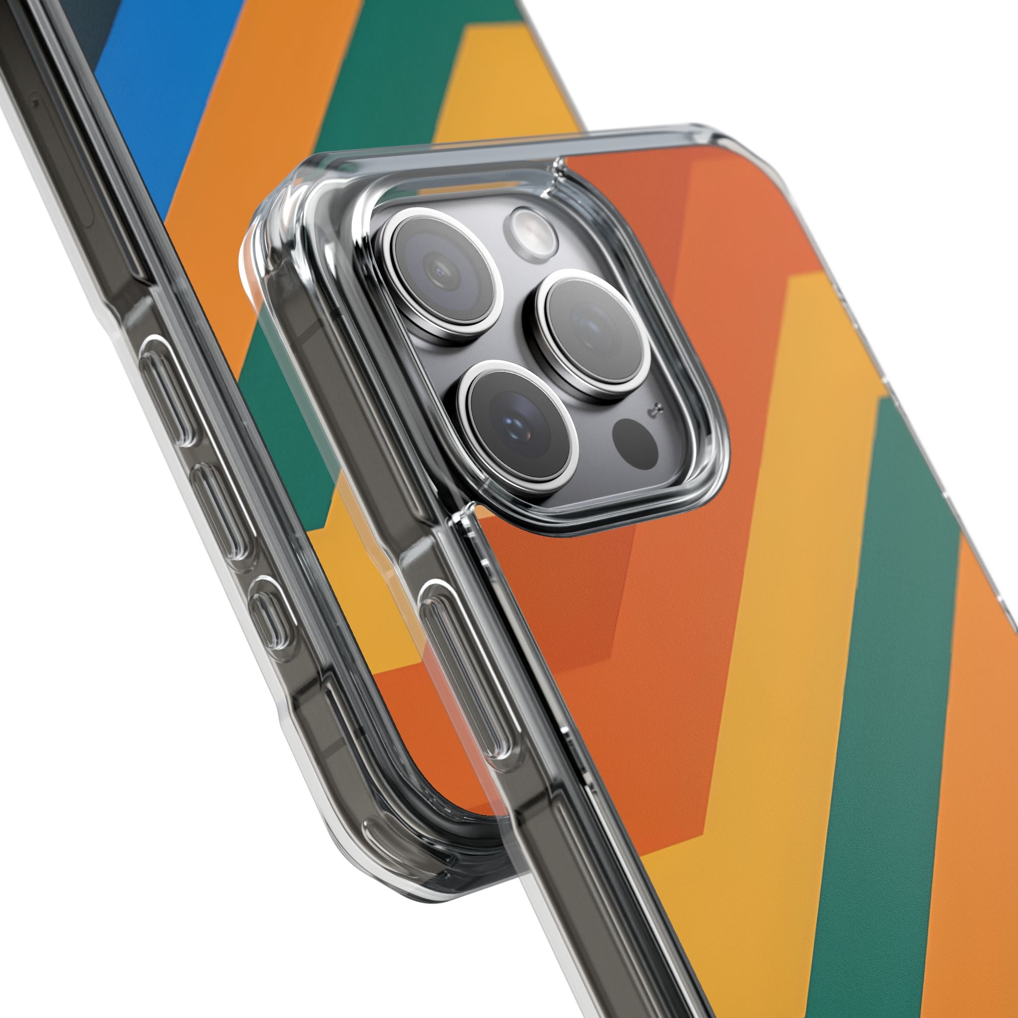 Retro Ridge Lines · Impact Custodia per iPhone · Magsafe