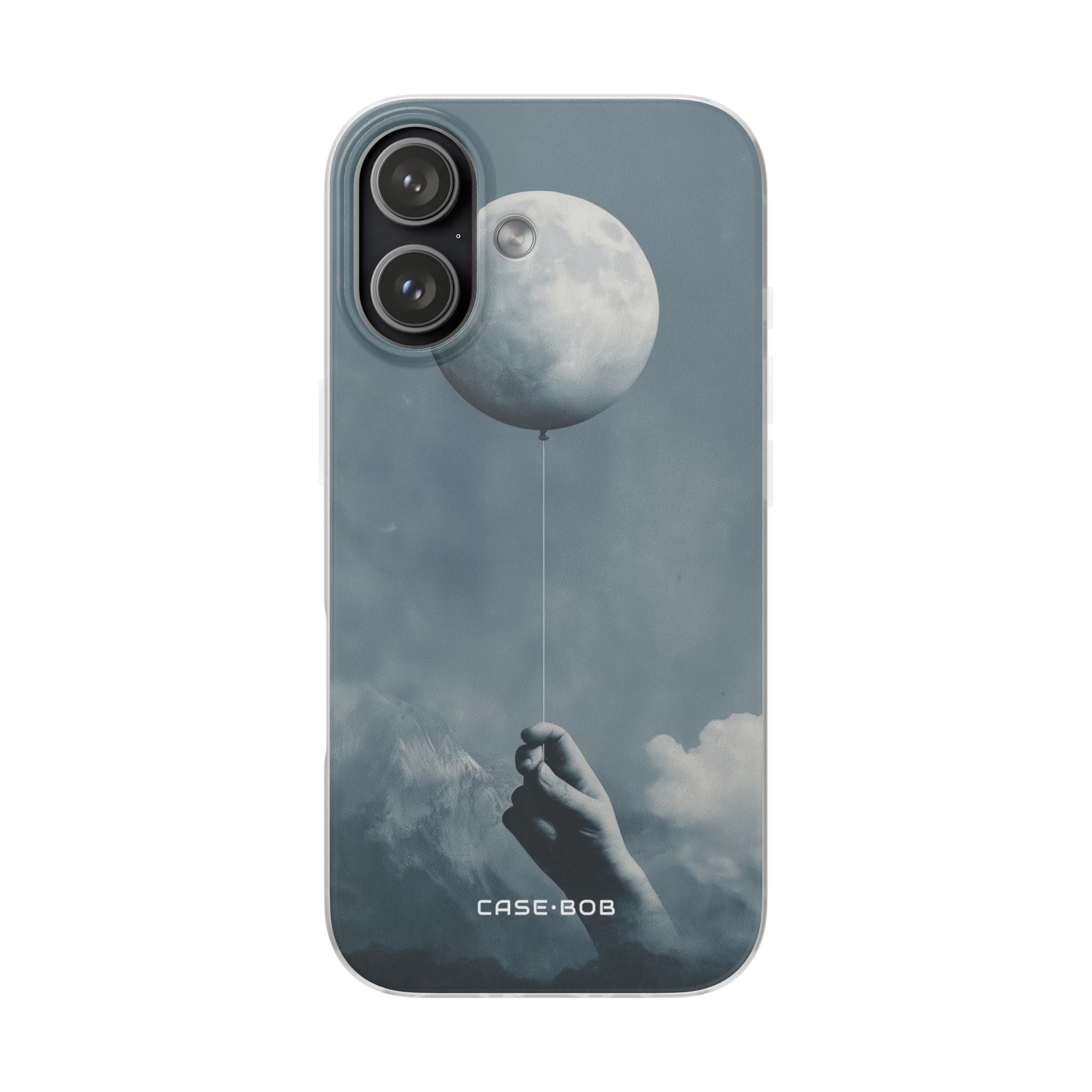 Moon Balloon iPhone 17 Case - Soft - CASE•BOB
