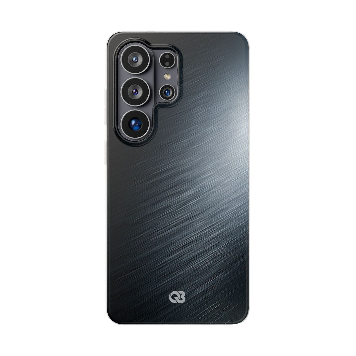 Grey Lite Phone Case for Samsung - Charcoal Brushed Steel