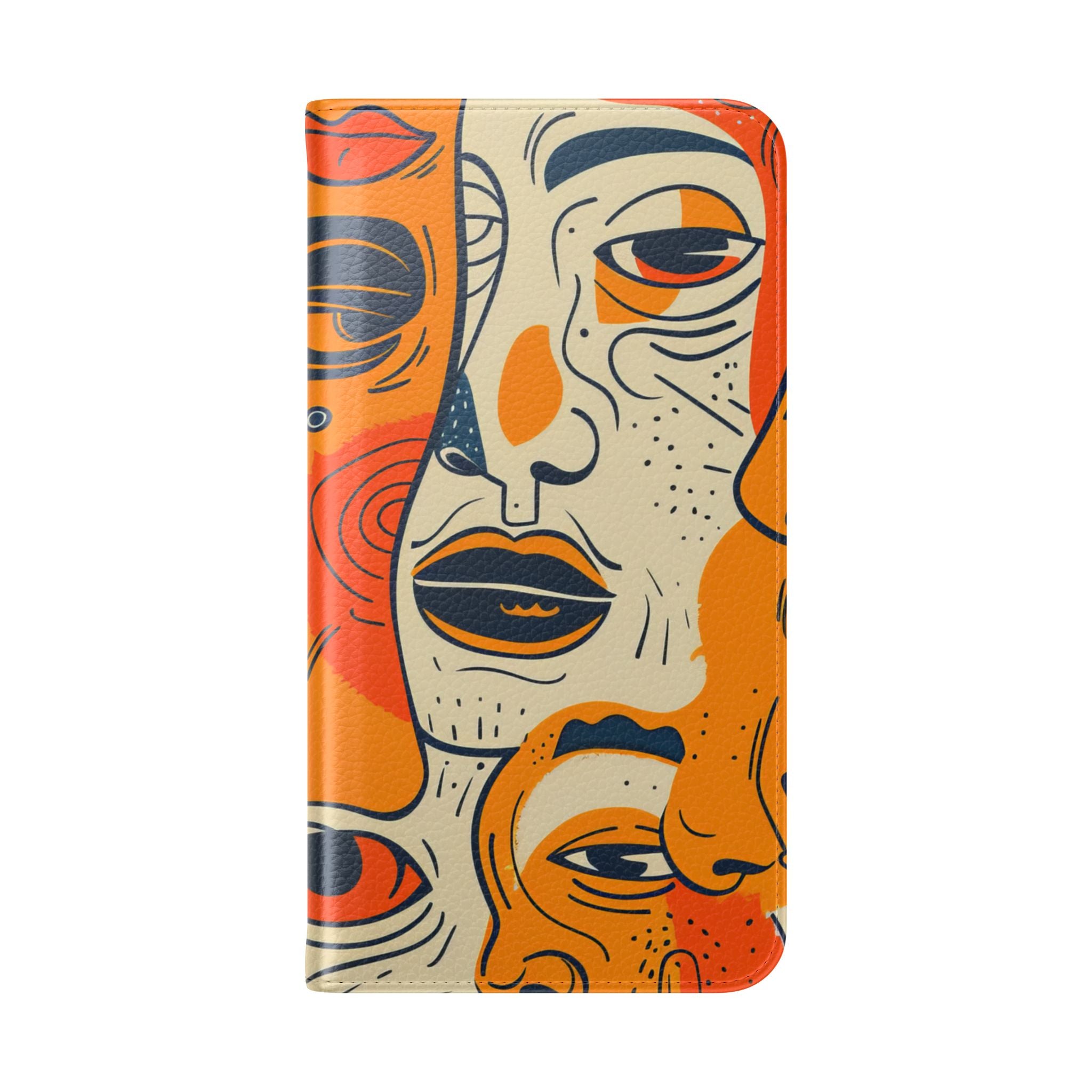 Overlapende ansigter - Samsung S23+ Cover - Pung