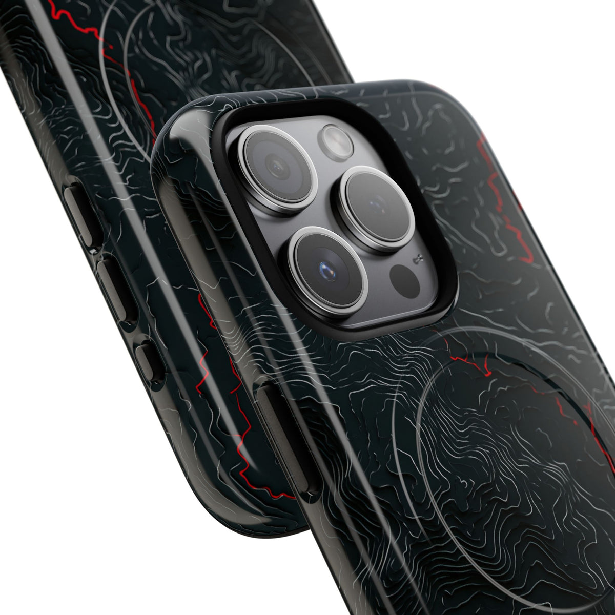 Crimson Rift · Tough 2.0 Magnetic Phone Case for iPhone · Black