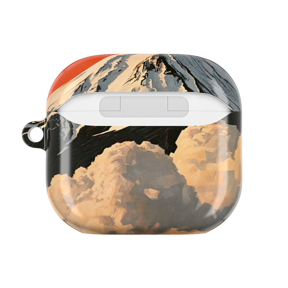 Sacred Peak Fuji · Hard Case for AirPods & AirPods Pro · Orange