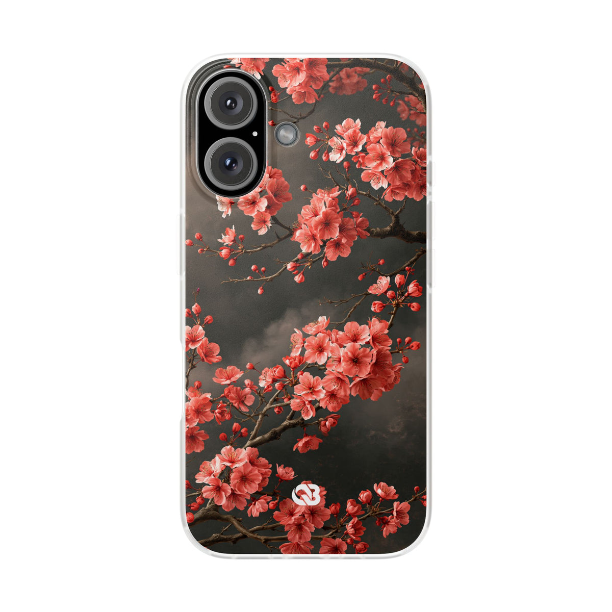 Dark Sakura Nocturne · Lite Phone Case for iPhone · Black