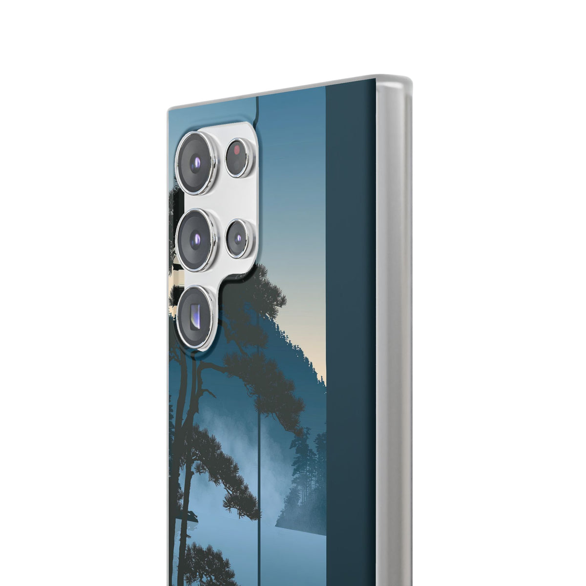 Blue Lite Phone Case for Samsung - Kyoto Mist Pine