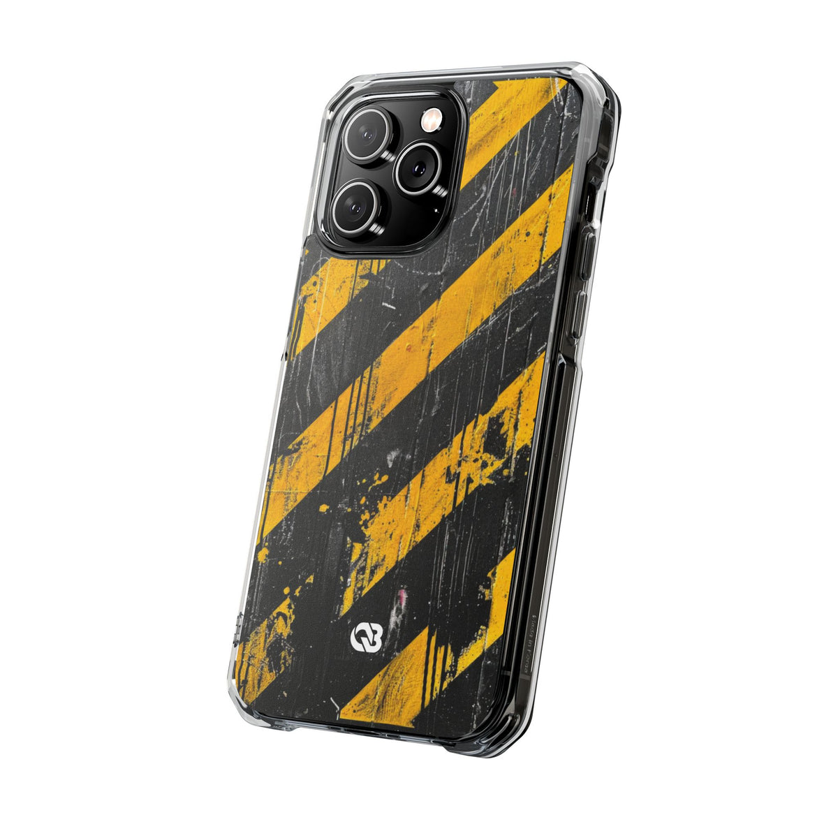 Urban Hazard Decay · Clear Impact Magnetic Phone Case for iPhone · Black