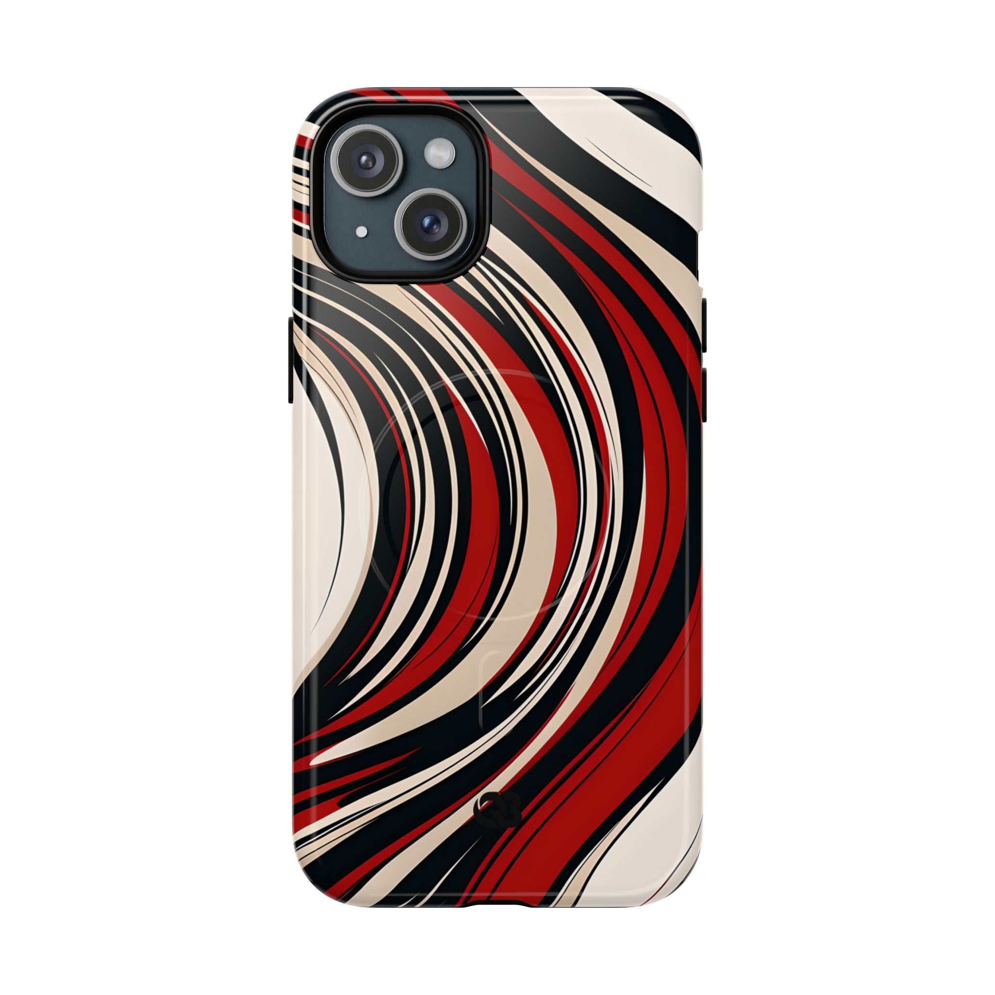 Crimson Flow Waves · Tough+ Magsafe