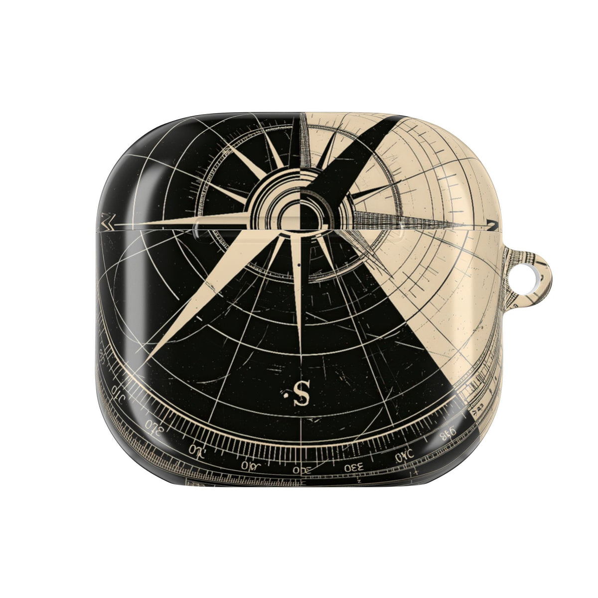 Orbital Meridian · Hard Case for AirPods & AirPods Pro · Black