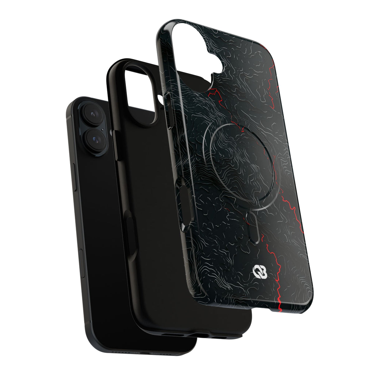 Crimson Rift · Tough 2.0 Magnetic Phone Case for iPhone · Black