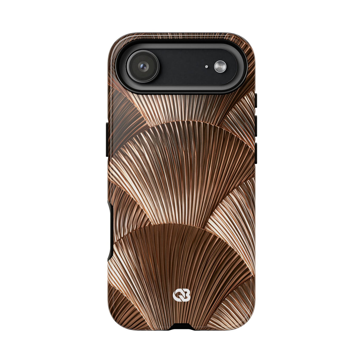 Rose Gilded Fan · Tough Phone Case for iPhone · Gold