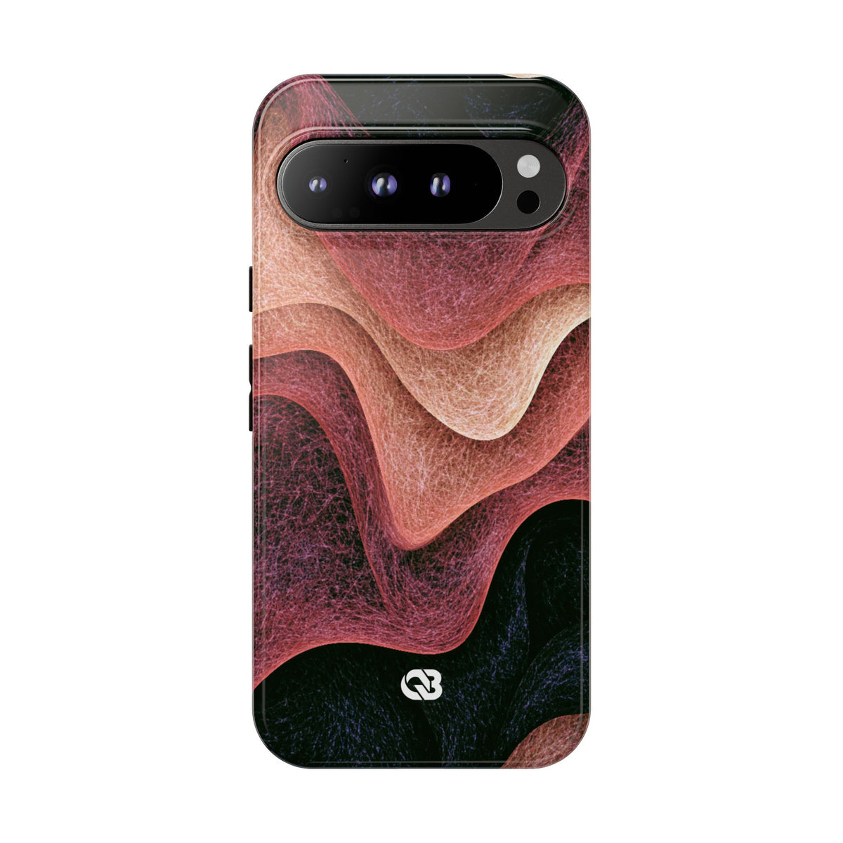Rose Contour Waves · Tough Phone Case for Pixel · Pink