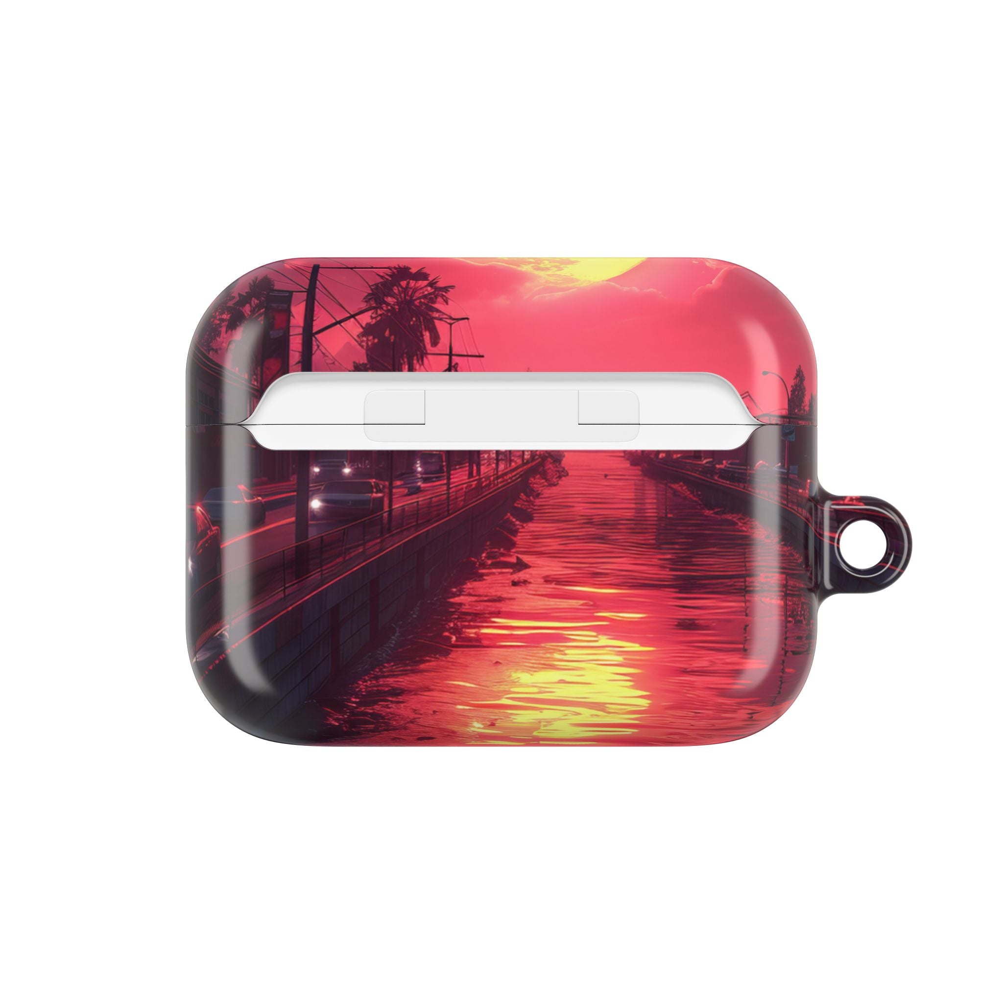 Yellow Moon Reflection - AirPods Case