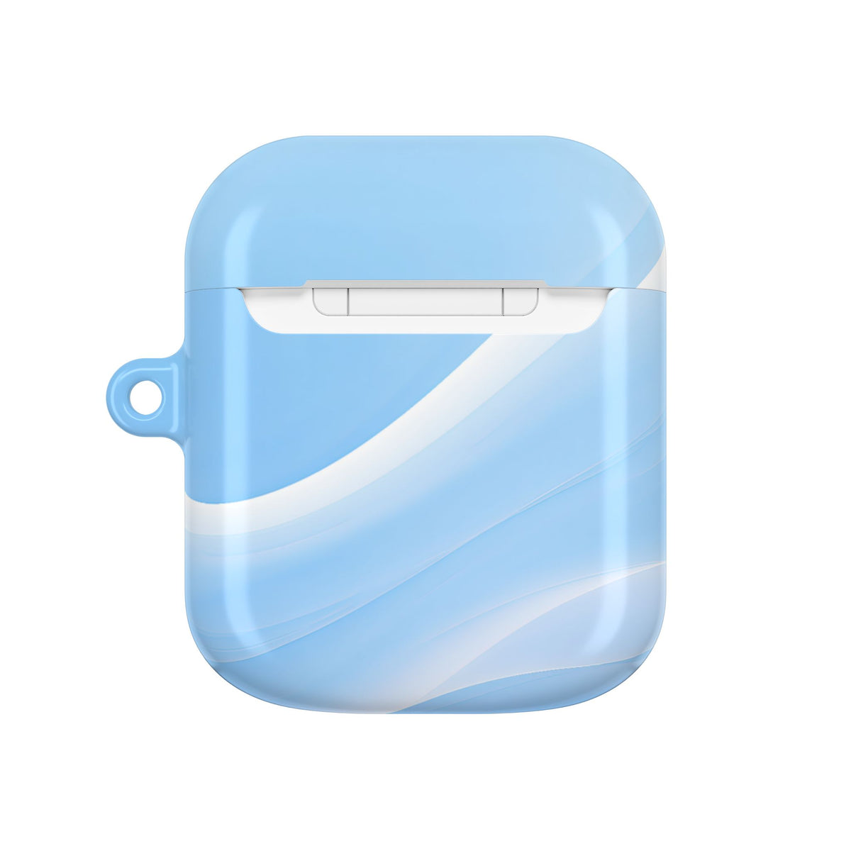 Glacial Contour Flow · Hard Case for AirPods & AirPods Pro · Blue