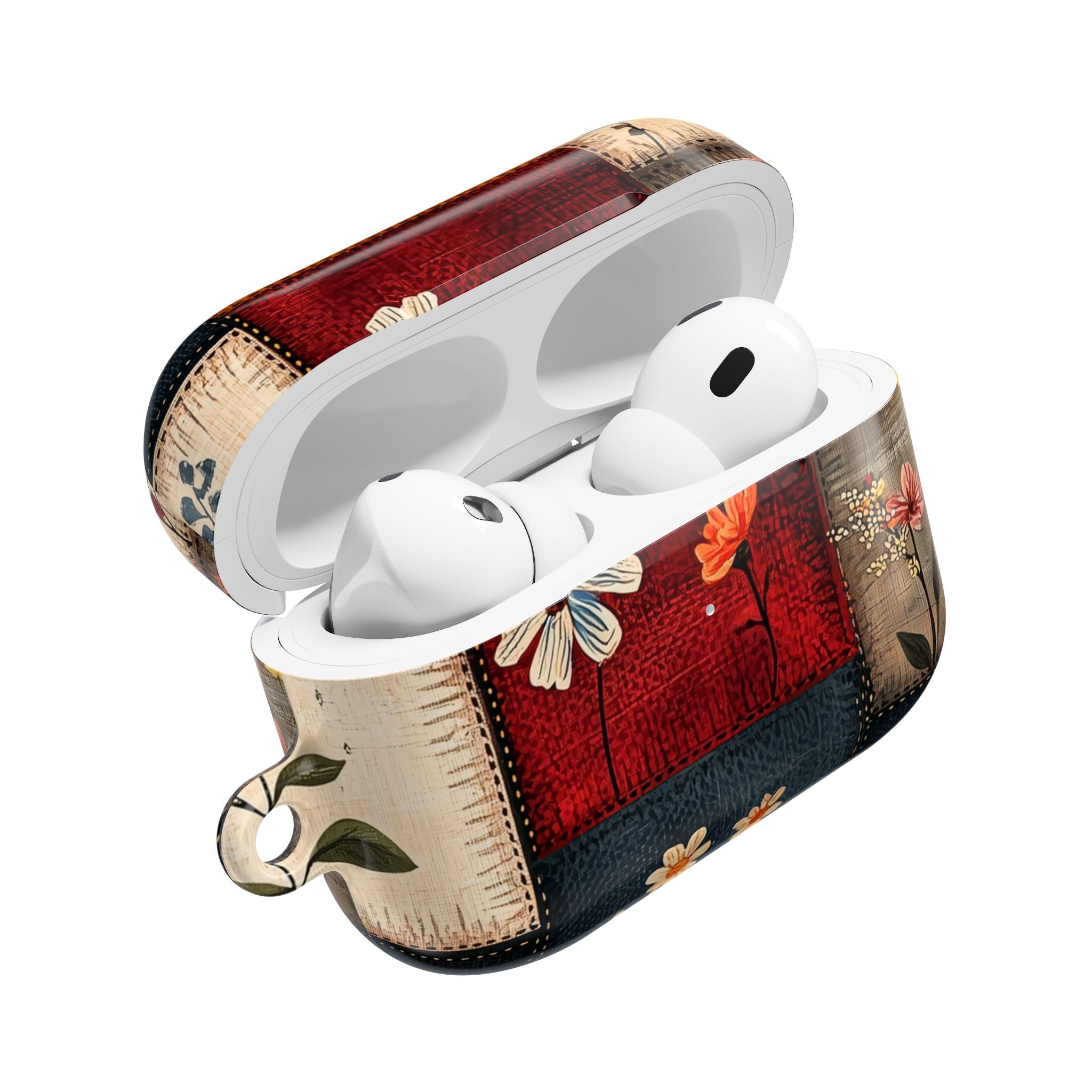 Patchwork Blooms - AirPods Case
