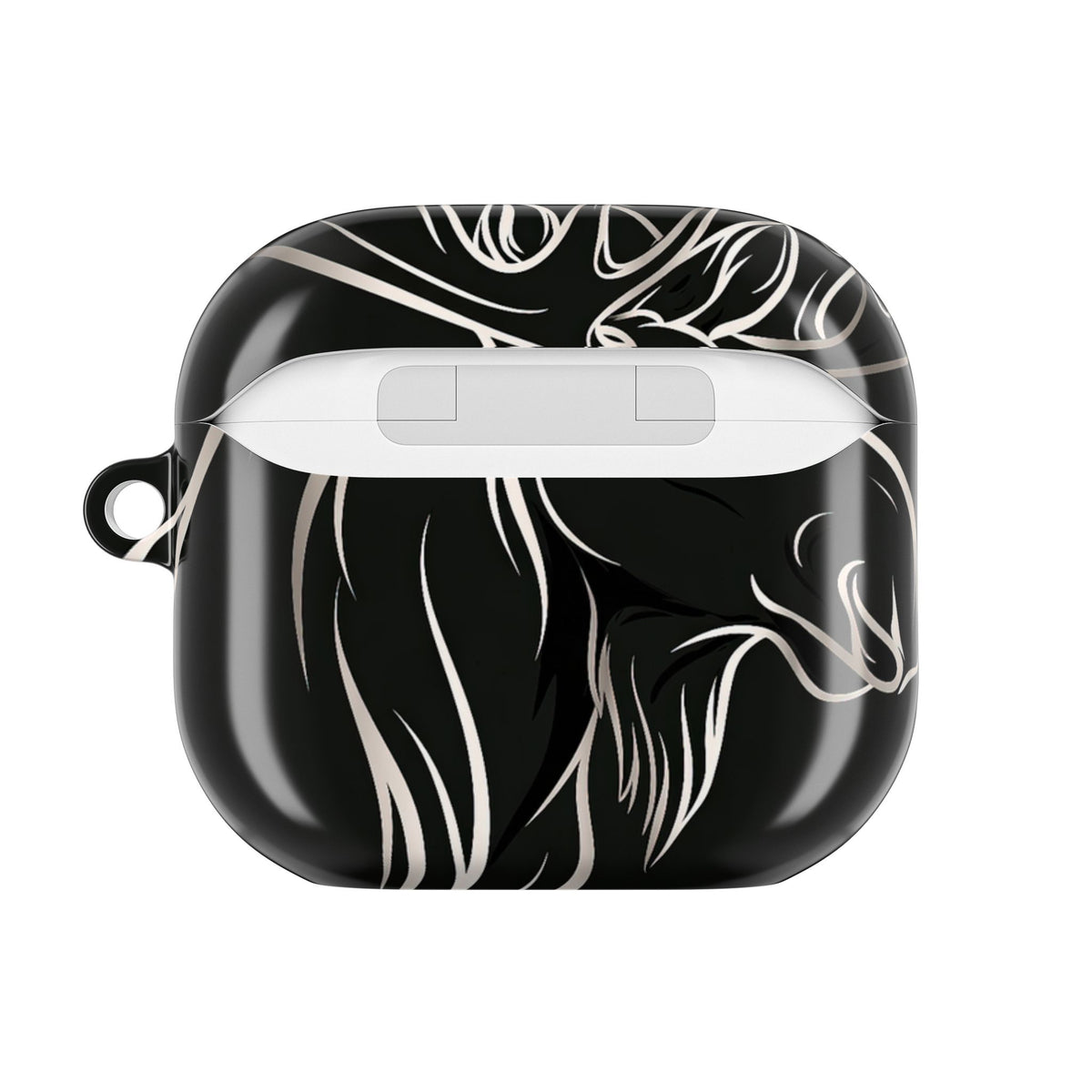 Nordic Moose Contour · Hard Case for AirPods & AirPods Pro · Black