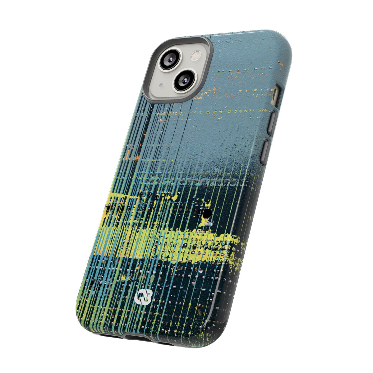 Acid Raster Circuit · Tough Phone Case for iPhone · Teal