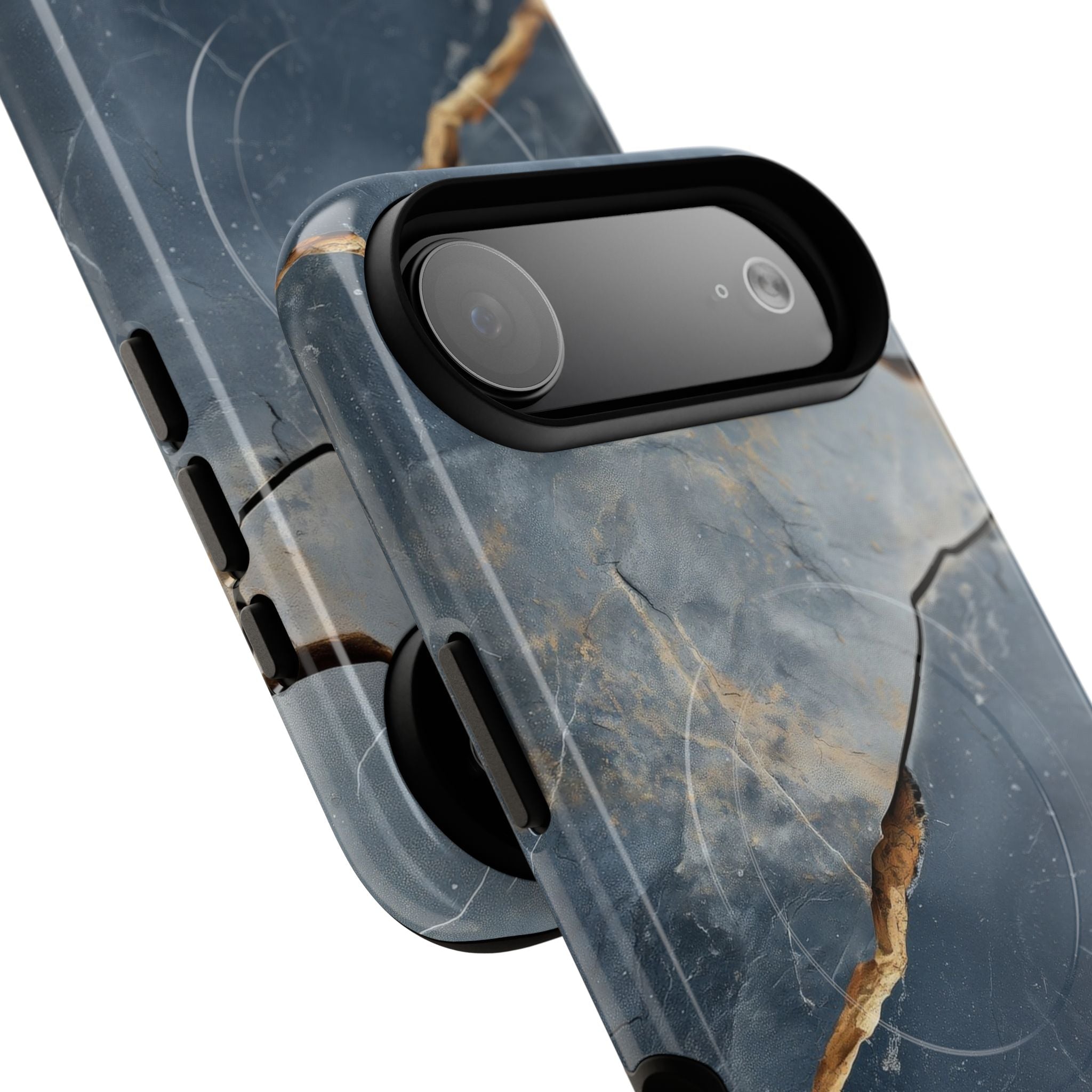 Jagged Vein Navy iPhone 17 Air Case - Tough+ - CASE•BOB