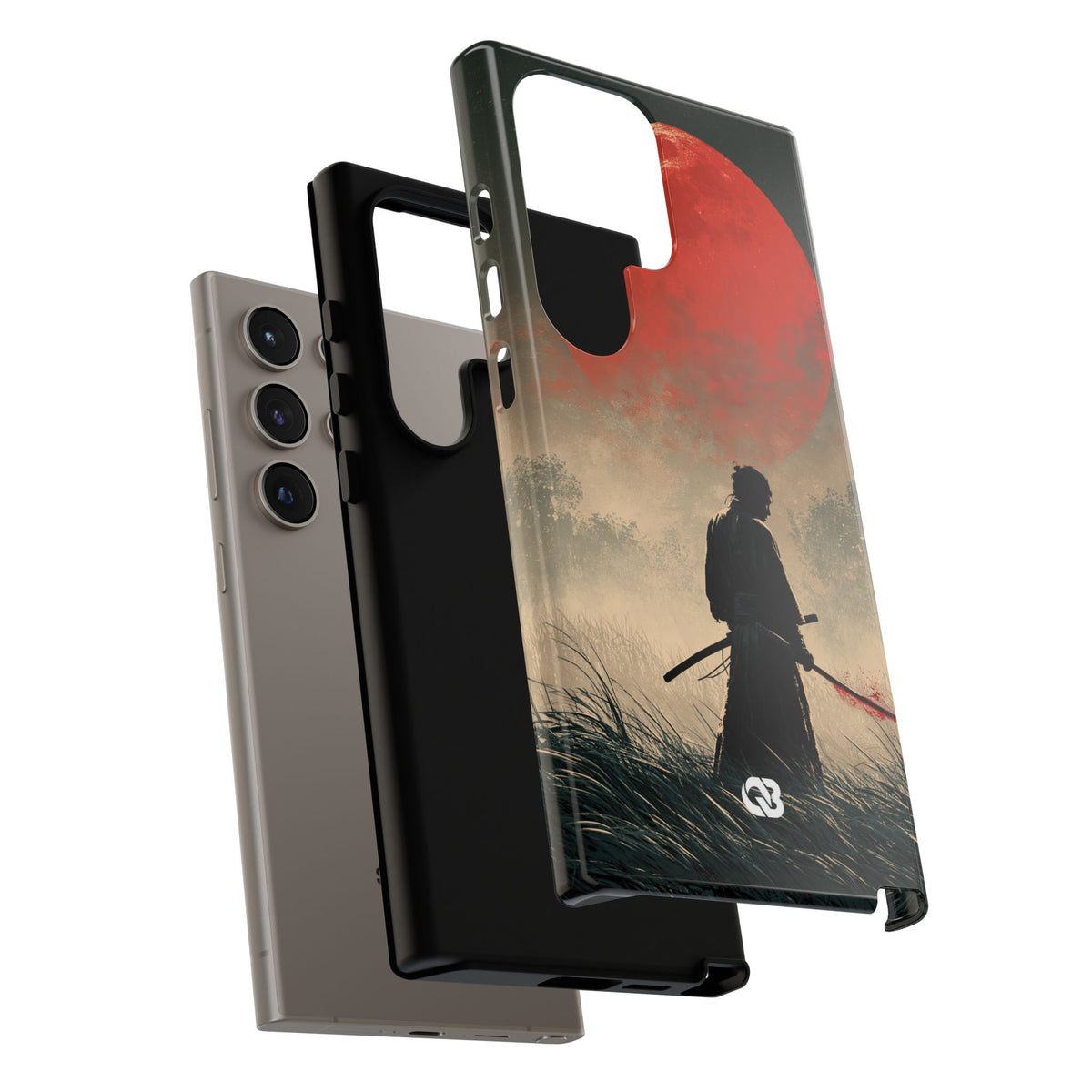 Crimson Moon Ronin · Tough Phone Case for Samsung · Red