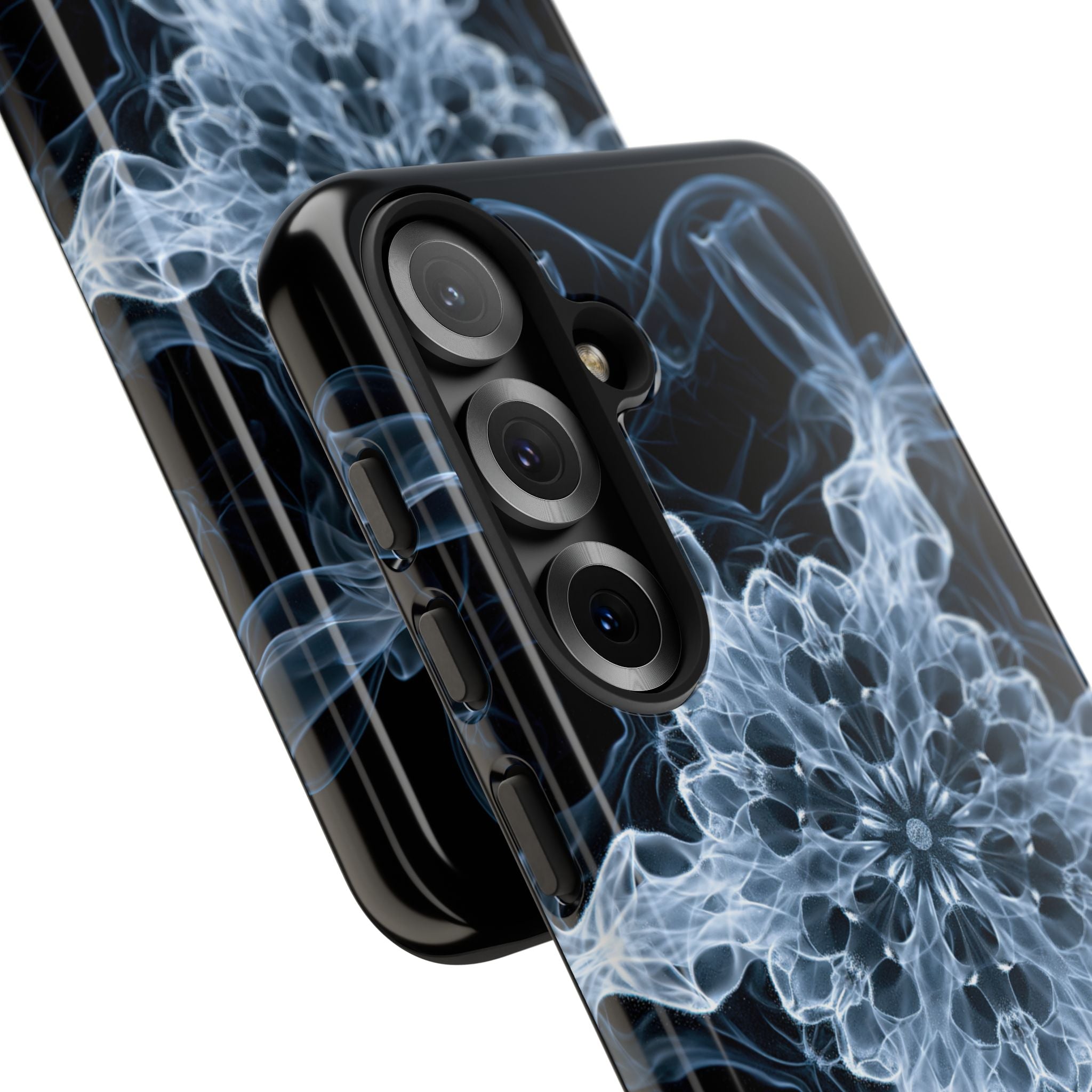 Blue Tough Phone Case for Samsung - Glacial Smoke Crown