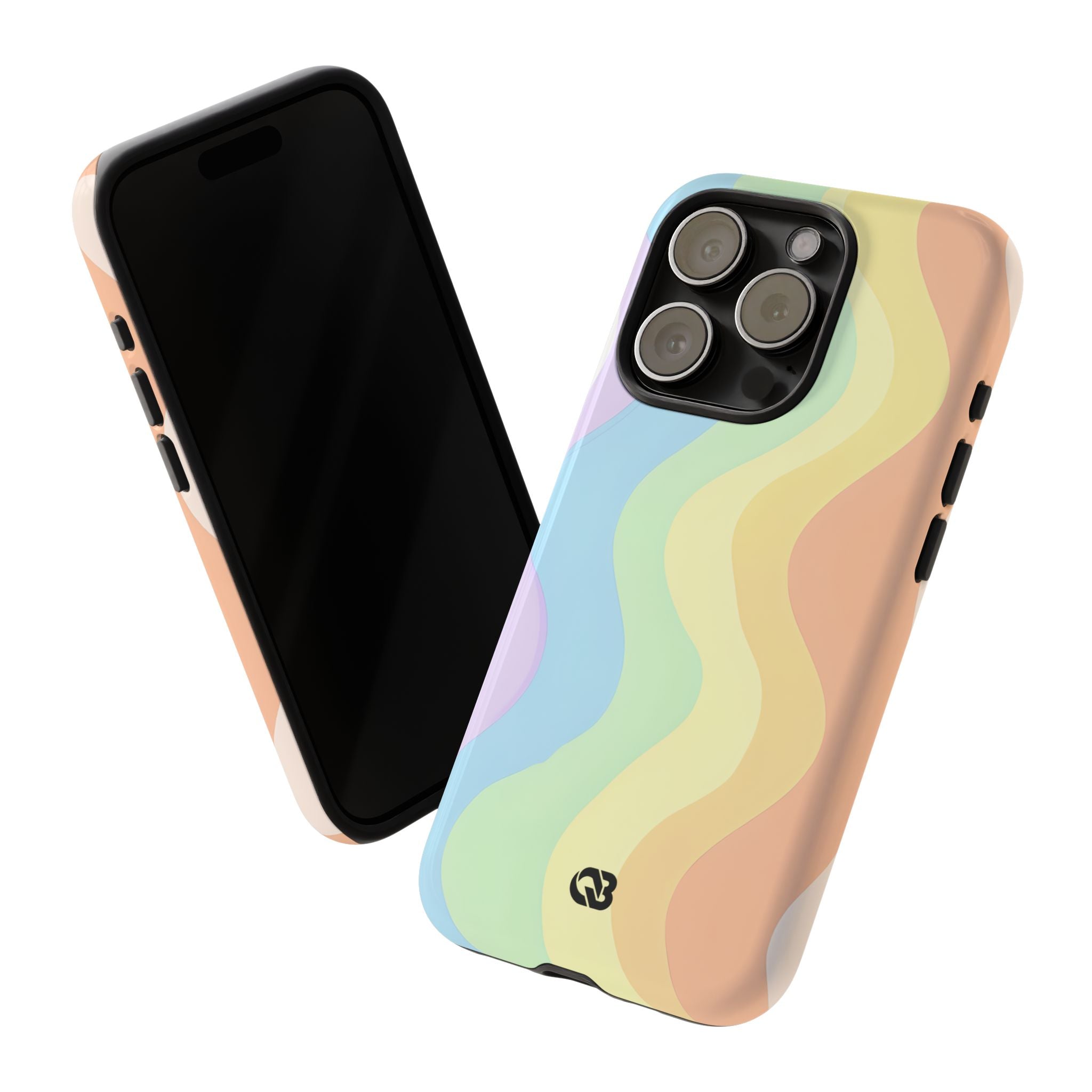 Pastel Ripple Flow · Tough Case na iPhone
