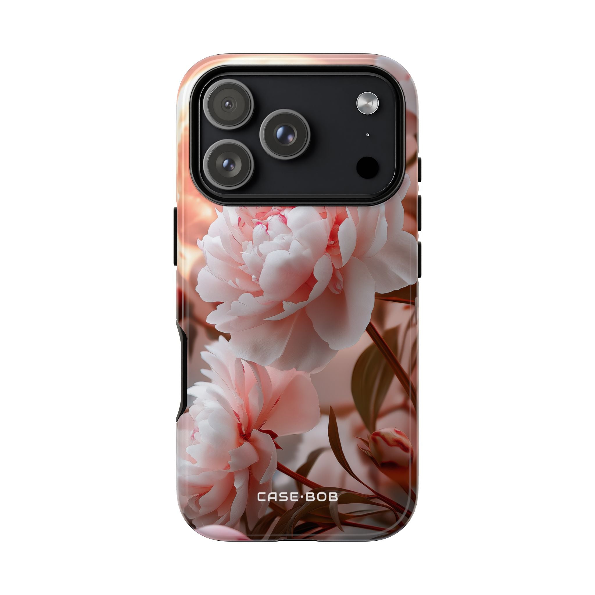 Peony Moonlight iPhone 17 Pro Case - Tough - CASE•BOB