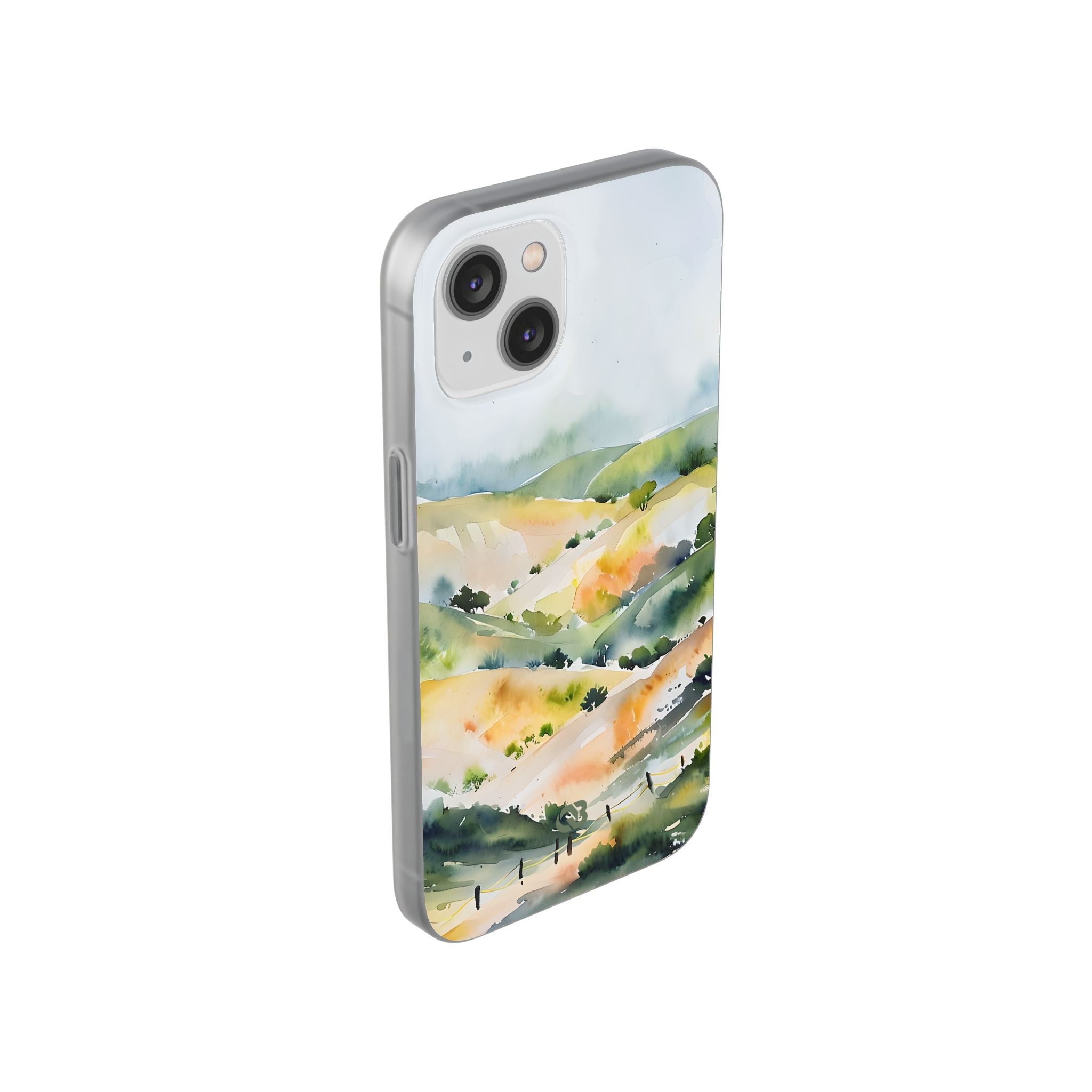 Verdant Mist Valleys · Soft Phone Case for iPhone