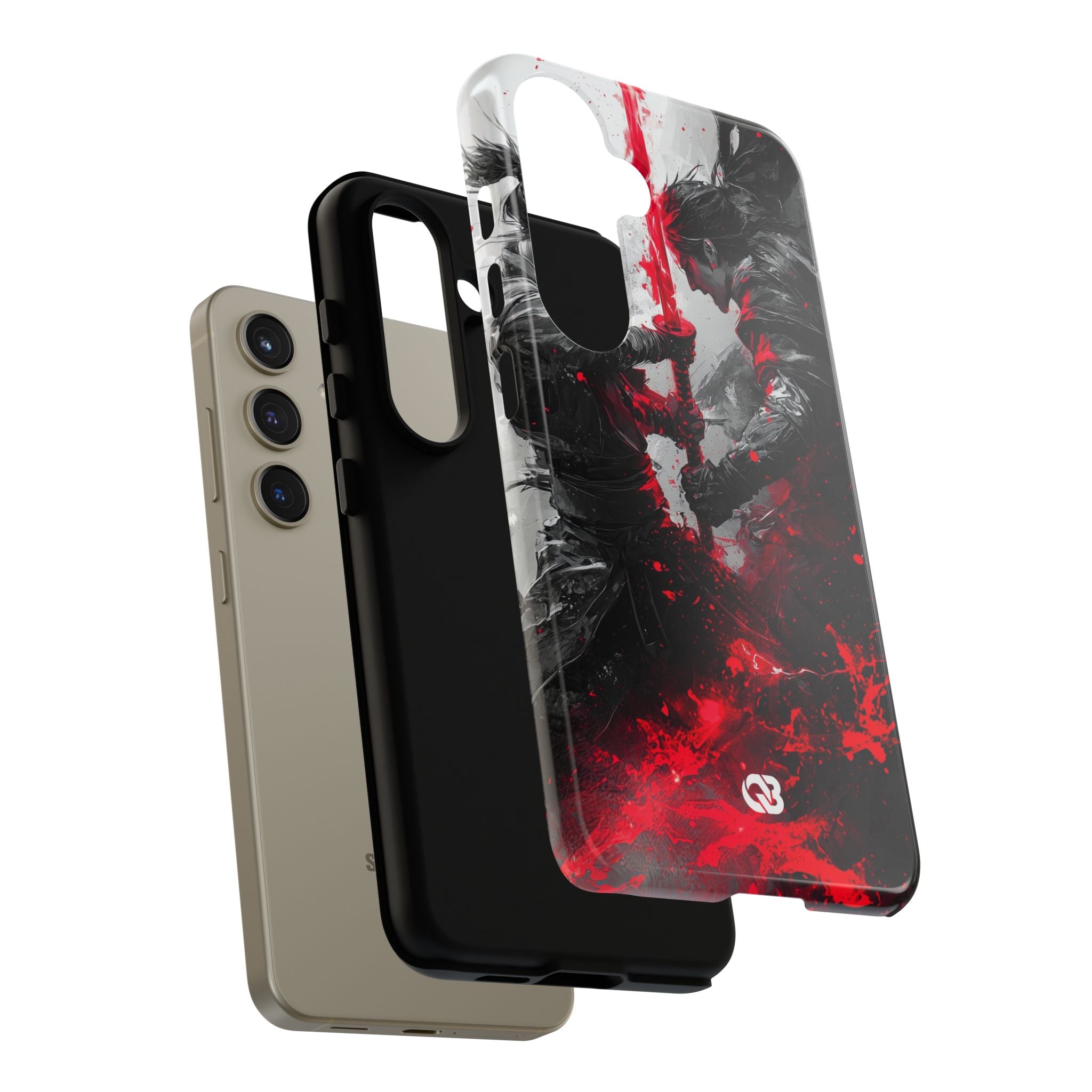 Shattered Crimson Duel · Tough Phone Case for Samsung