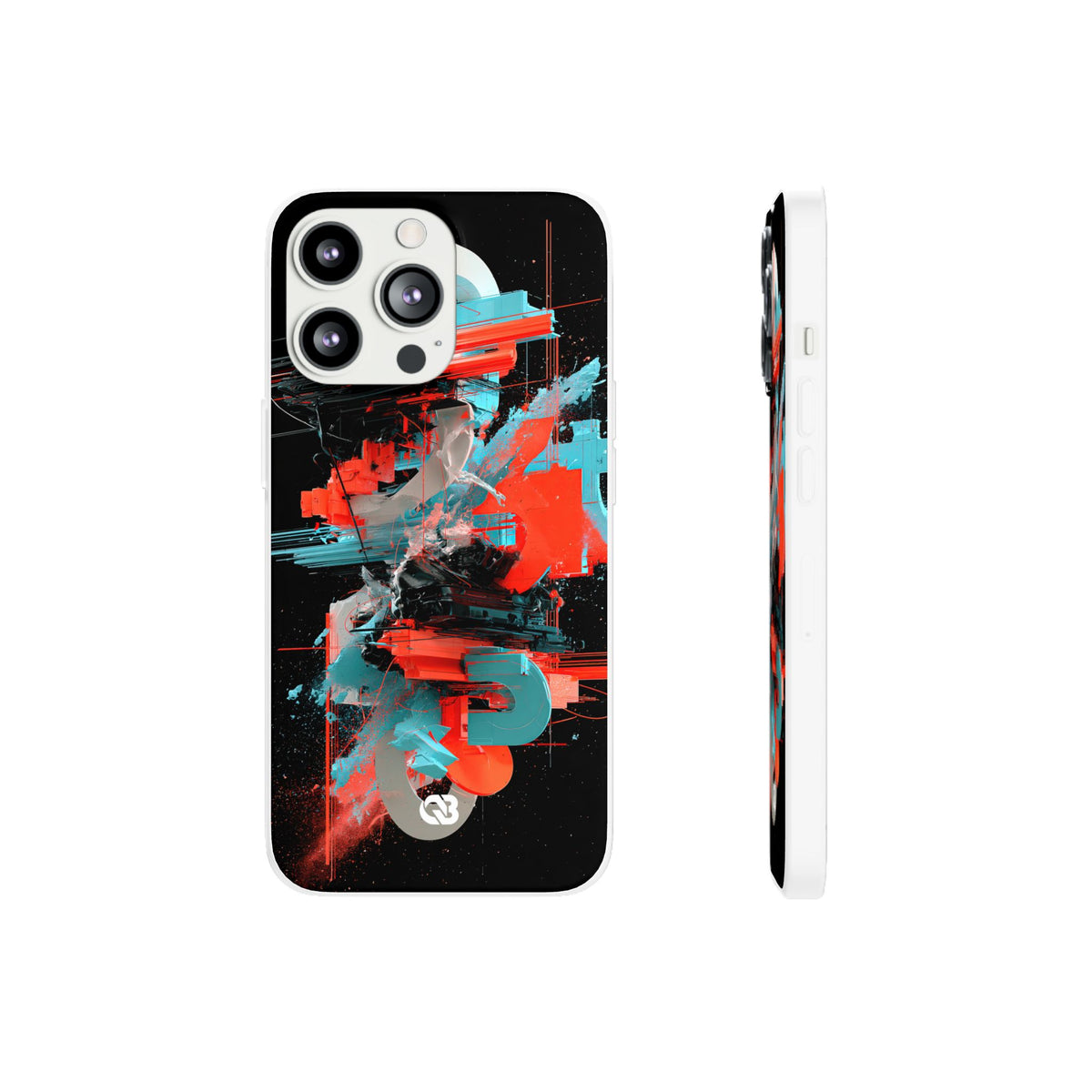 Fragmented Cyber Core · Lite Phone Case for iPhone · Black