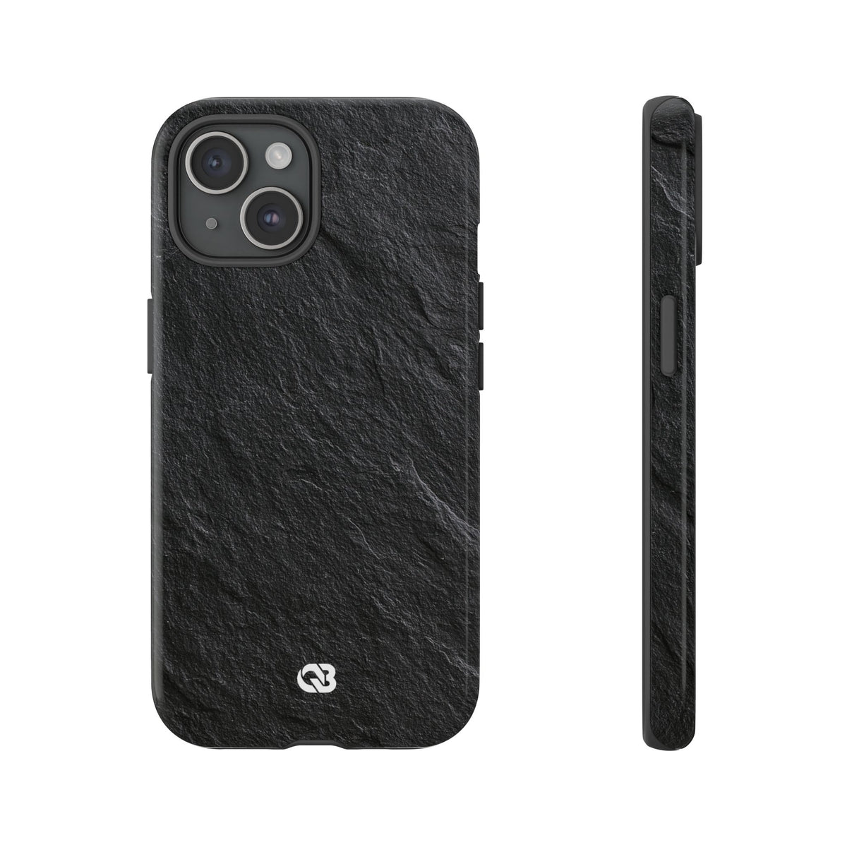 Obsidian Slate · Tough Phone Case for iPhone · Black