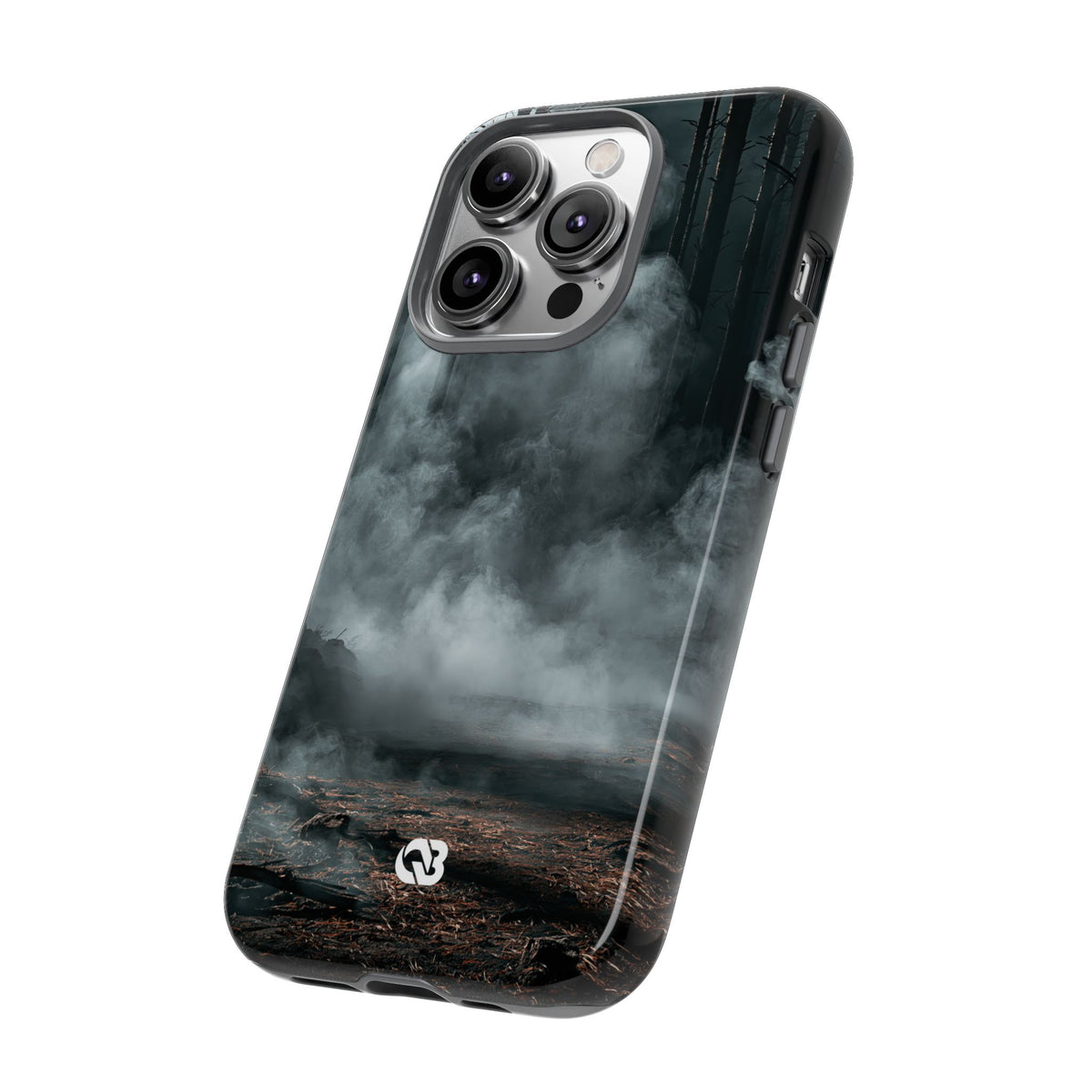 Shadowed Pine Mist · Tough Phone Case for iPhone · Black