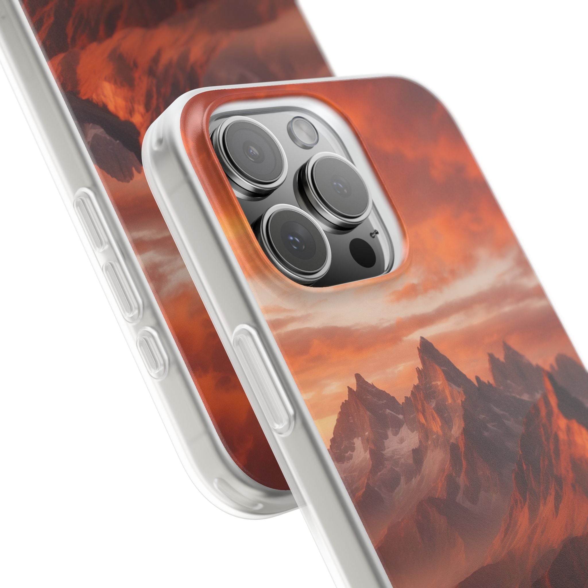 Jagged Glow iPhone 16 Pro Max Case - Soft