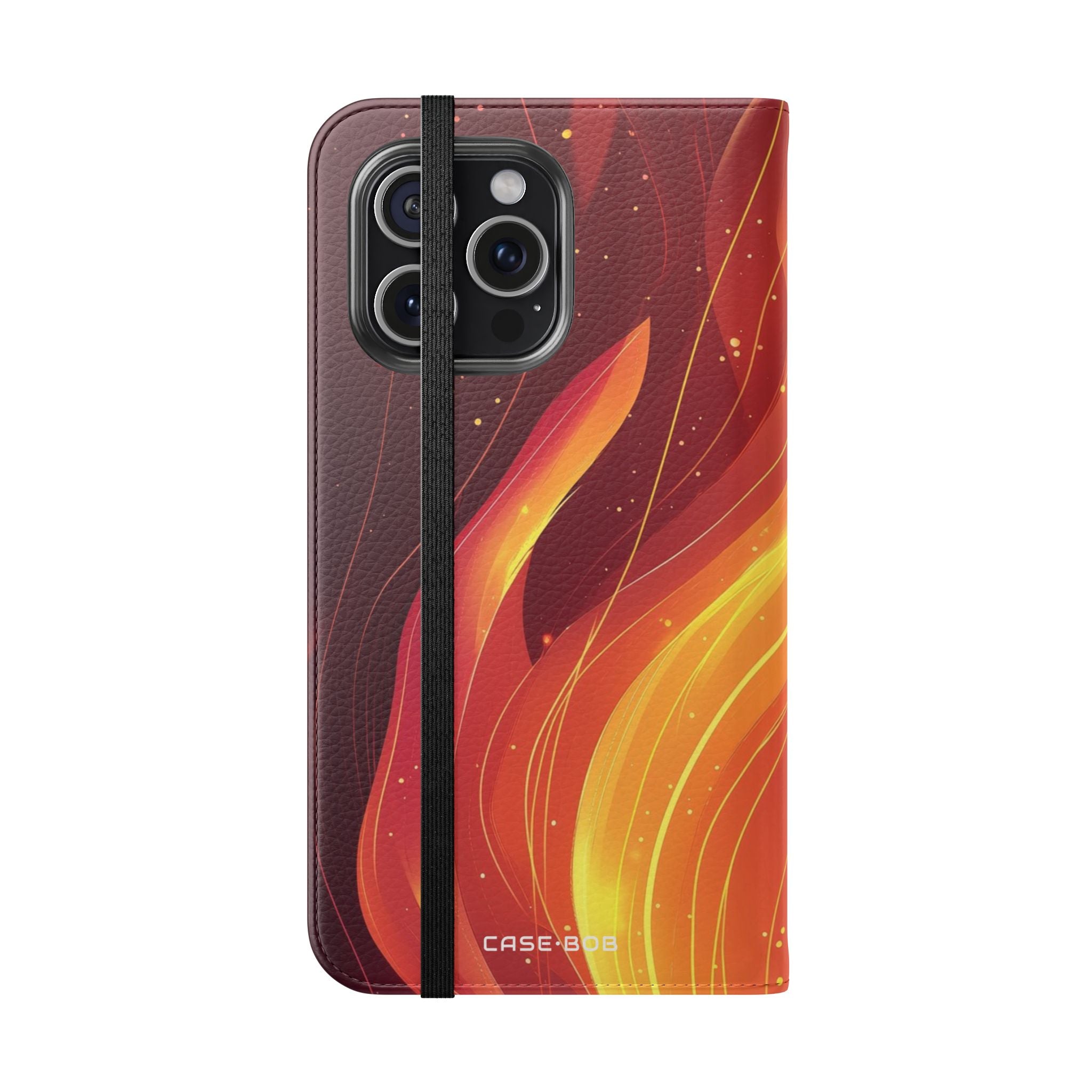 Flaming Ember - iPhone 15 Pro Max Case - Wallet