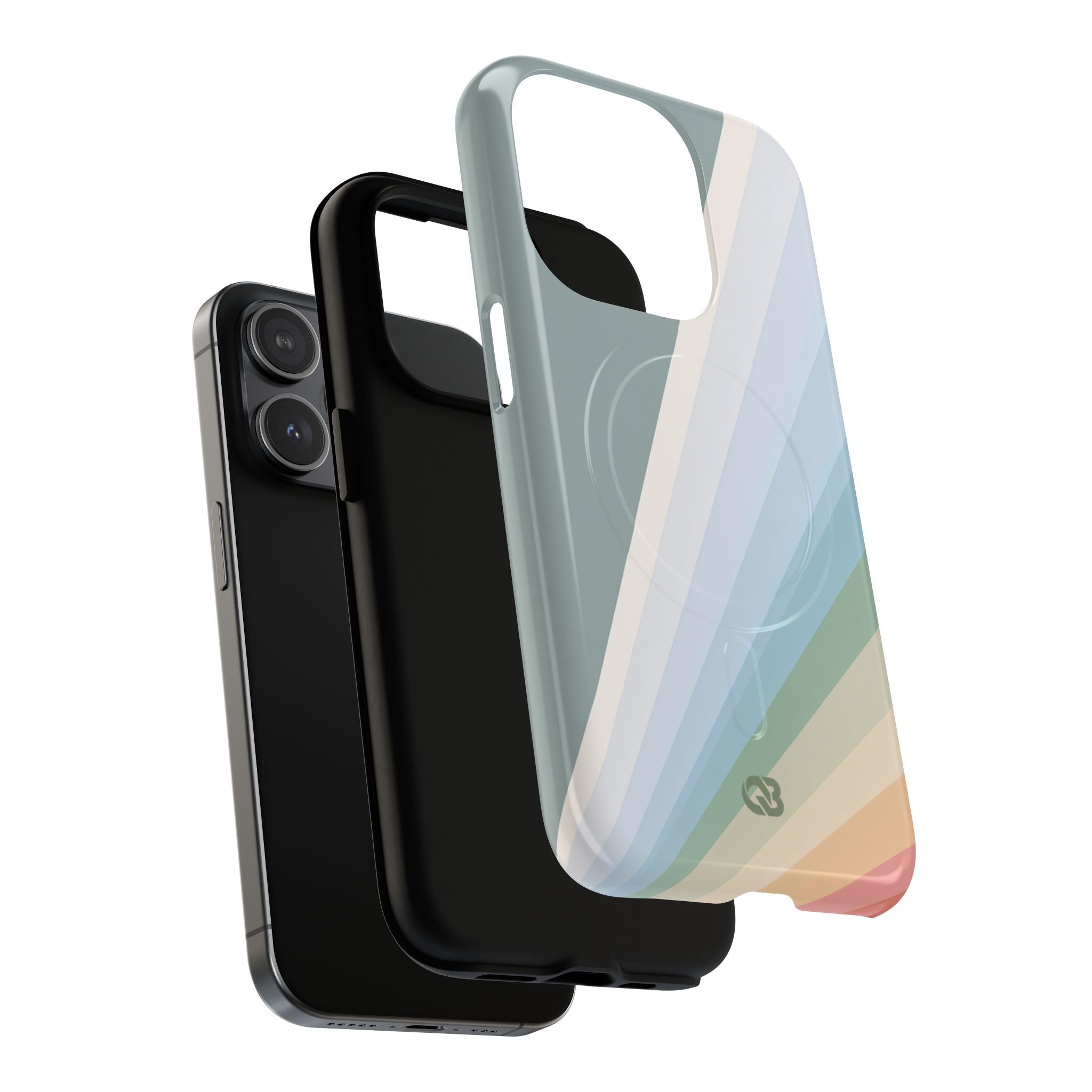 Green Tough 2.0 Magsafe Phone Case for iPhone - Sage Prism Beam