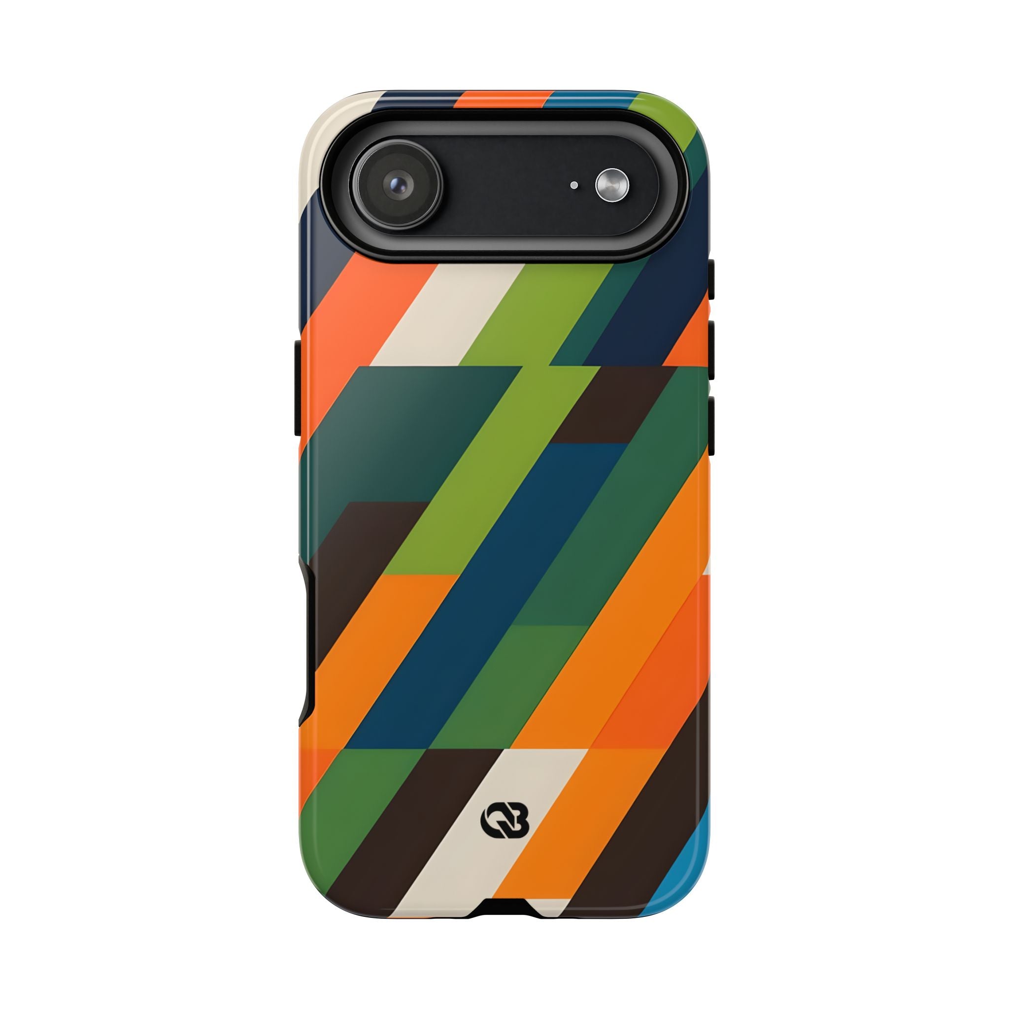 Custodia Retro Mosaico Angolata · Tough per iPhone