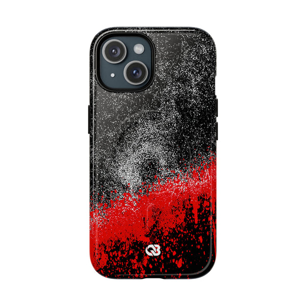 Crimson Noir Drip · Tough 2.0 Magnetic Phone Case for iPhone · Black