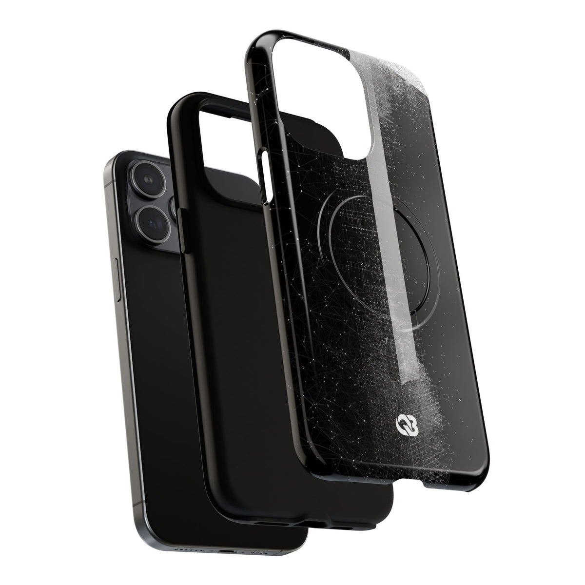 Black Tough 2.0 Magsafe Phone Case for iPhone - Vector Core Monolith