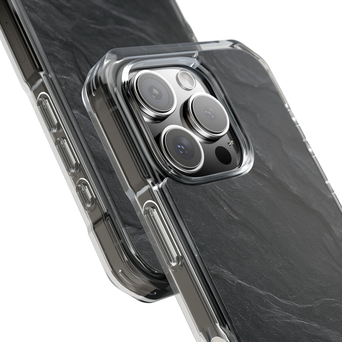 Black Impact MagSafe Phone Case for iPhone - Midnight Slate Ridge