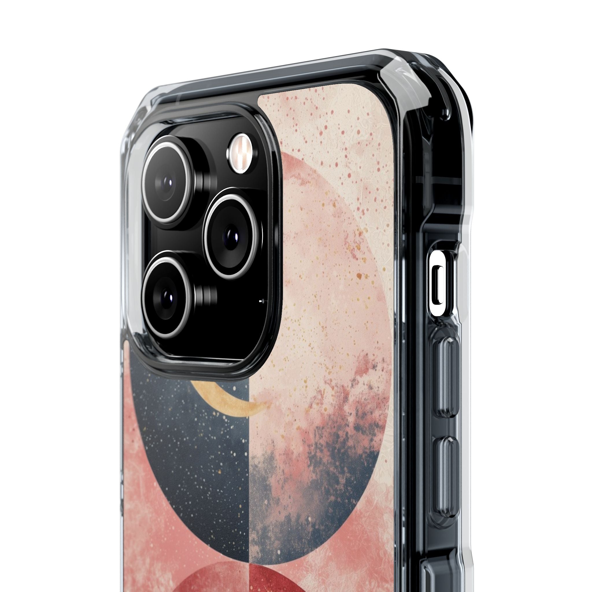 Golden Crescent Circles iPhone 14 Pro Case - Impact