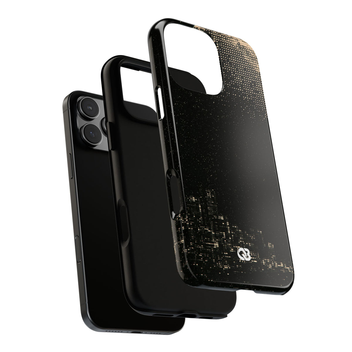 Lunar Metropolis Nocturne · Tough Phone Case for iPhone · Black