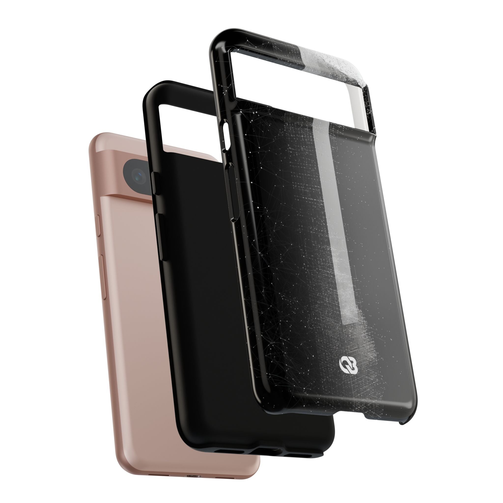 Black Tough Phone Case for Google Pixel - Vector Core Monolith