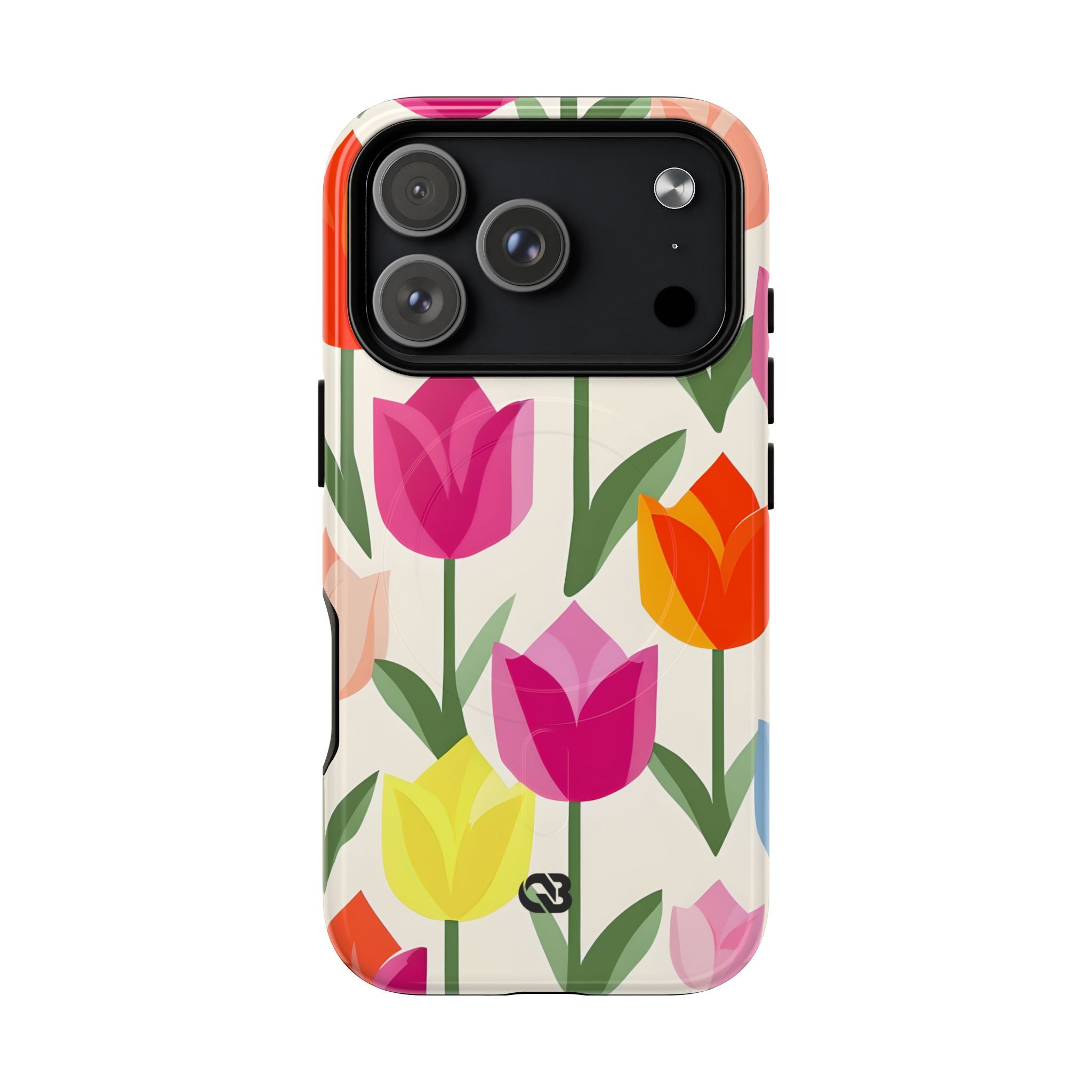 Vibrant Petal Grid · Tough+ Handyhülle für iPhone · Magsafe