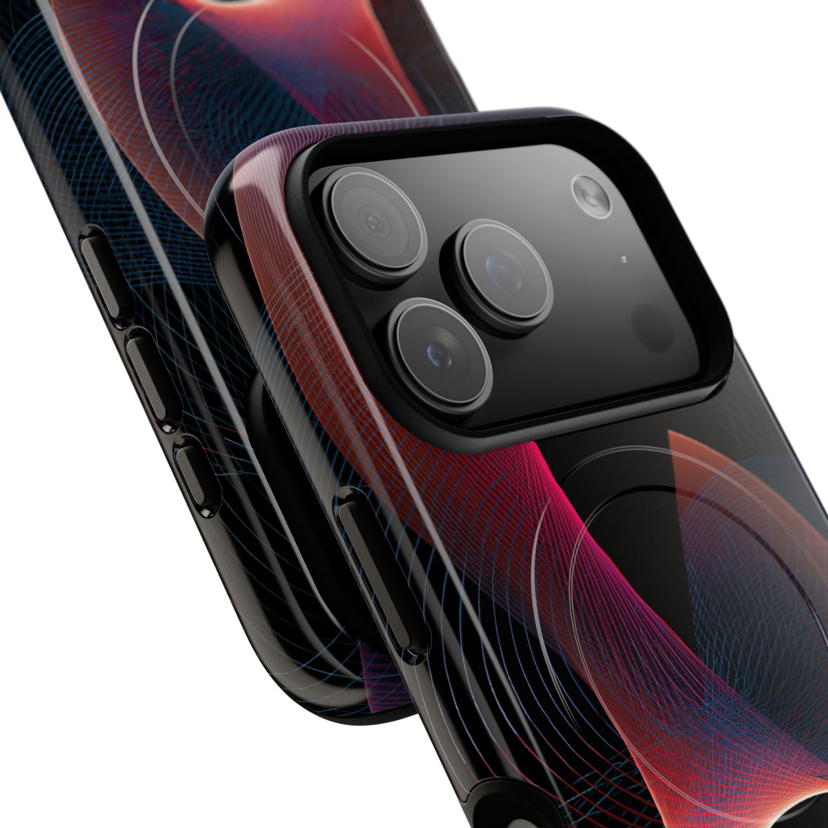 Chromatic Helix · Tough 2.0 Magnetic Phone Case for iPhone · Black