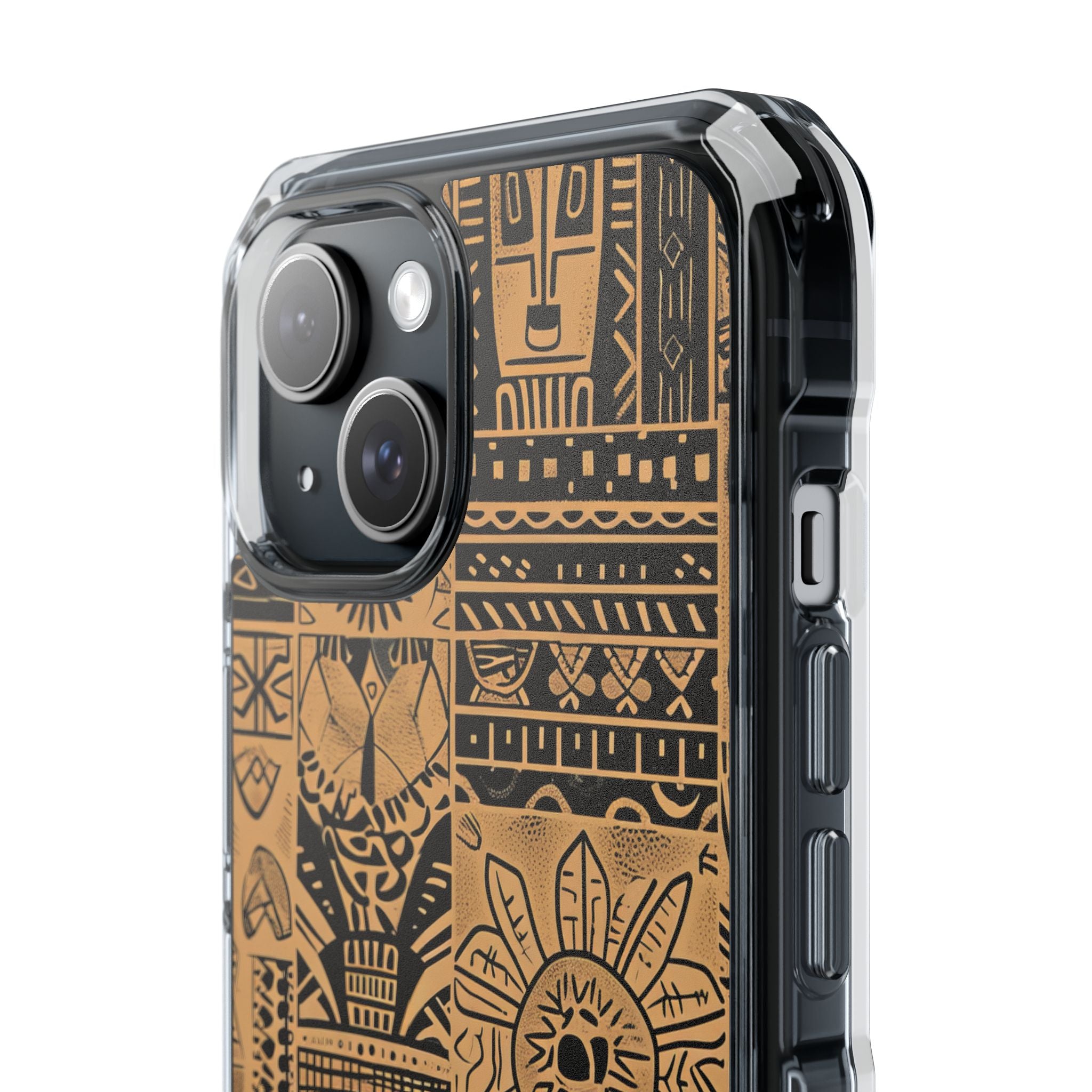 Tribal Grid iPhone 15 Case - Impact