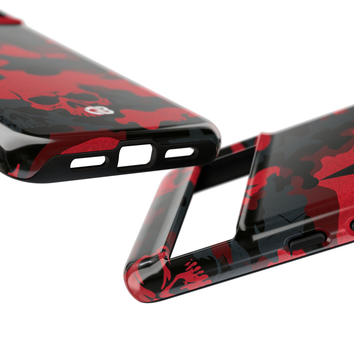 Crimson Skull Camo · Tough Phone Case for Pixel · Red