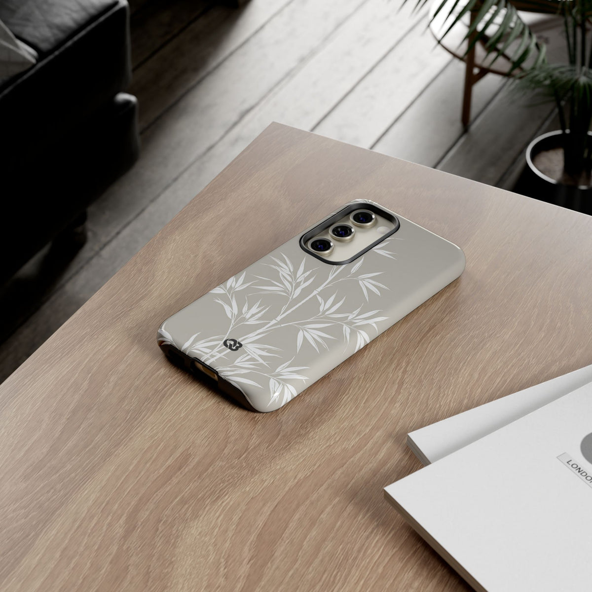 Serene Bamboo · Tough Phone Case for Samsung · Beige