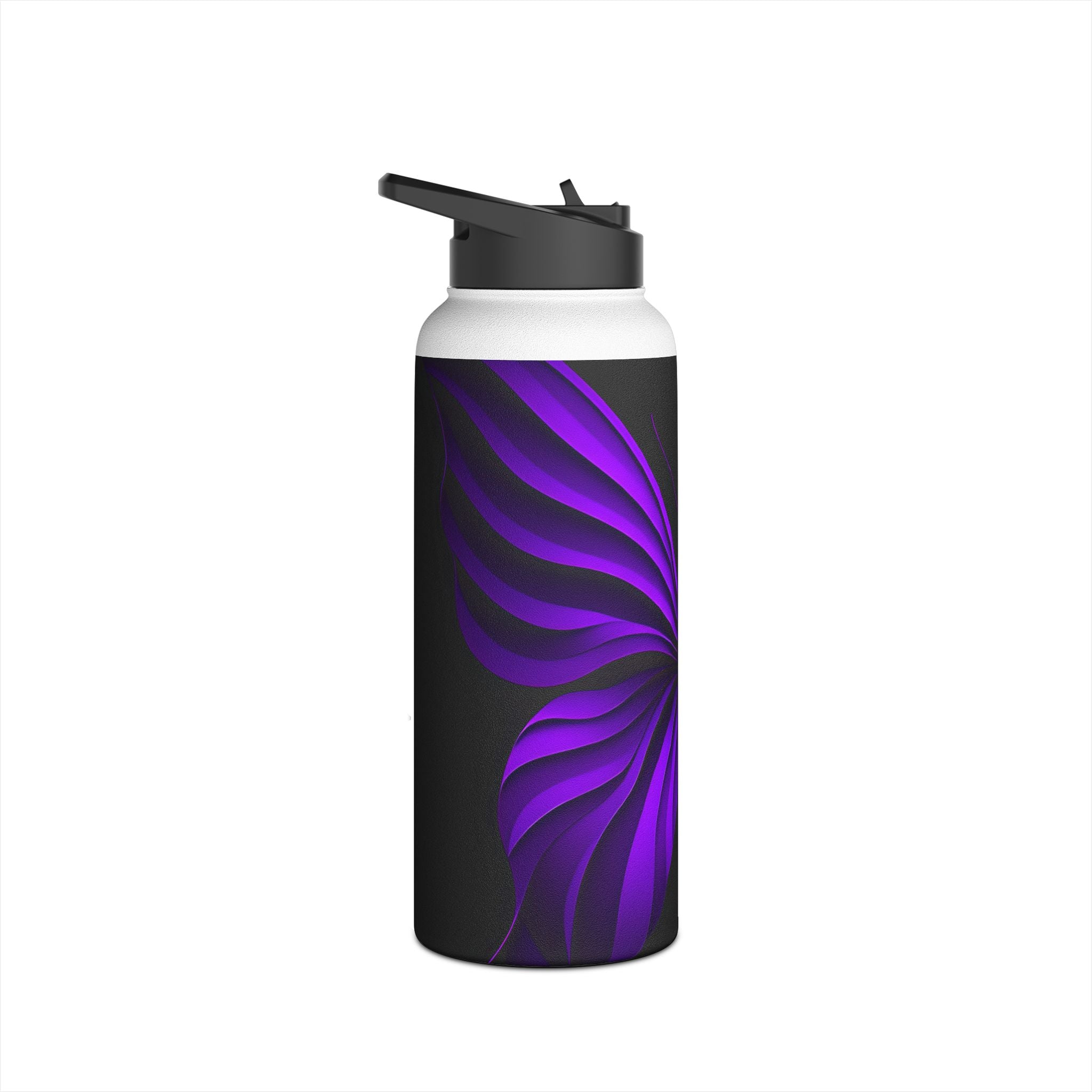 Neon Butterfly - Stainless Steel Water Bottle