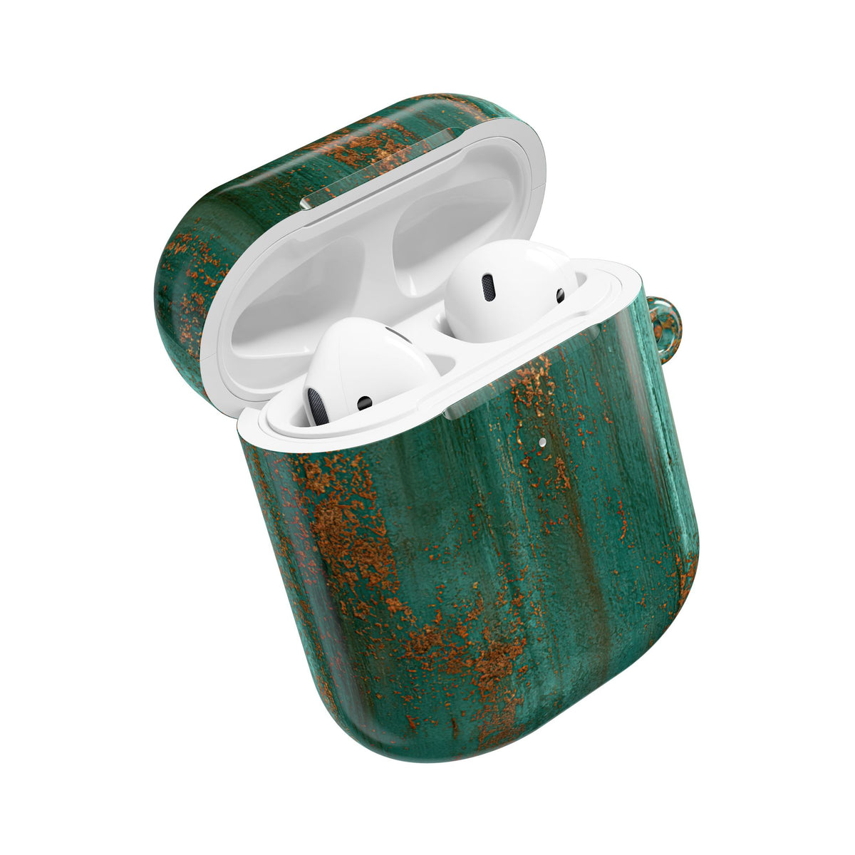 Oxidized Verdigris · Hard Case for AirPods & AirPods Pro · Teal